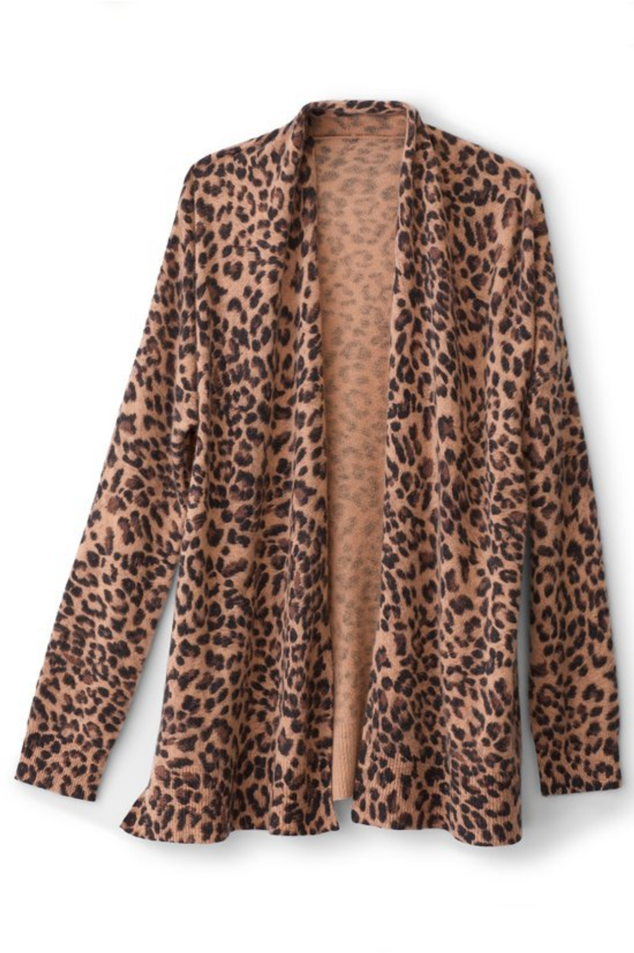 Sibyl Cashmere Printed Cardigan - Soft Surroundings Outlet