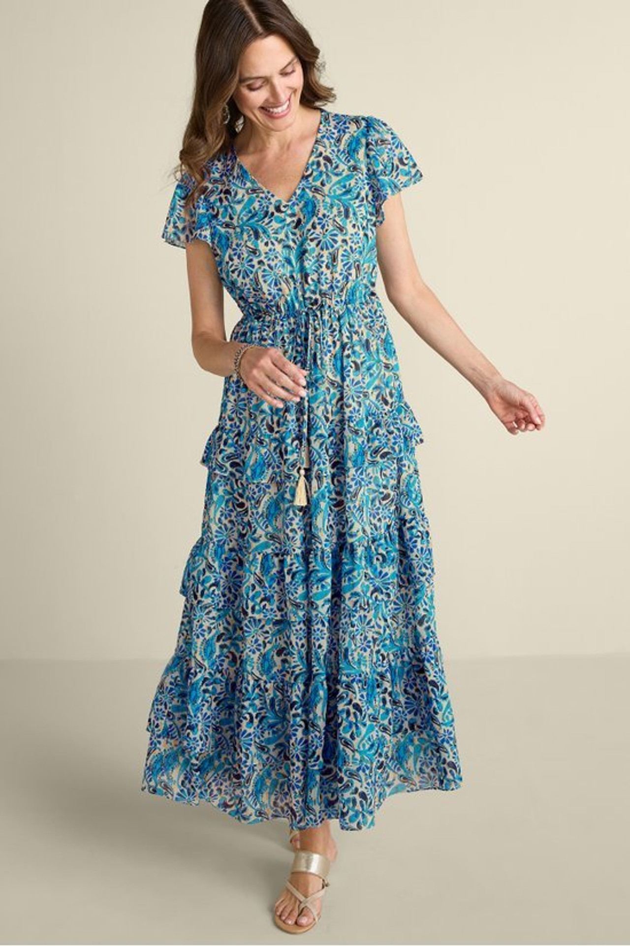 Aleyah Maxi Dress - Soft Surroundings Outlet