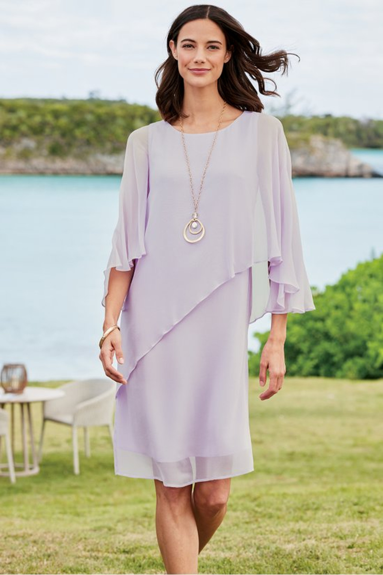 Mariah Silk Dress - Soft Surroundings Outlet