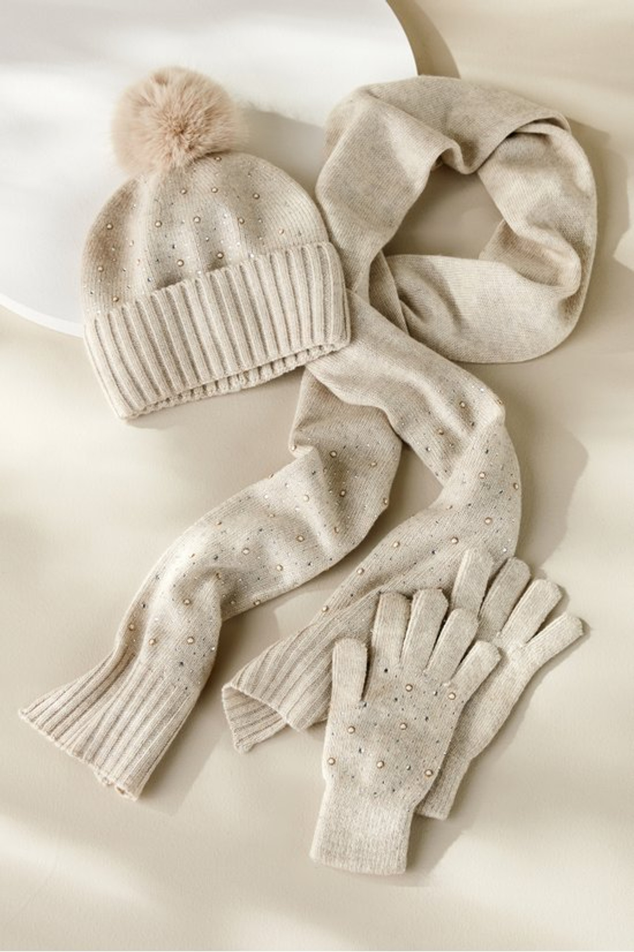 Magda Sparkle & Pearl Winter Set - Soft Surroundings Outlet