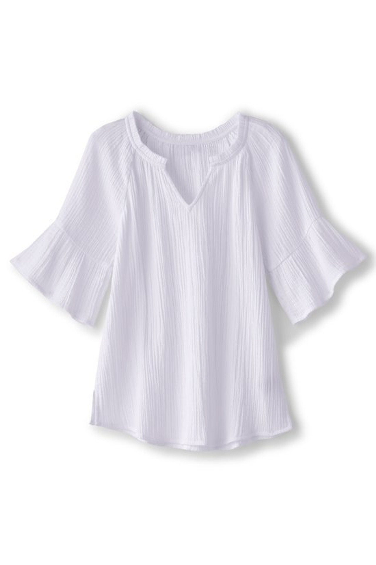 Vinka Gauze Pullover - Soft Surroundings Outlet