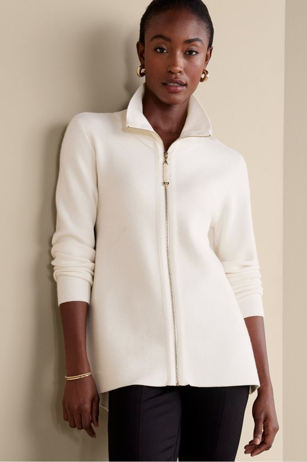 Meria Zip Cardi - Soft Surroundings Outlet