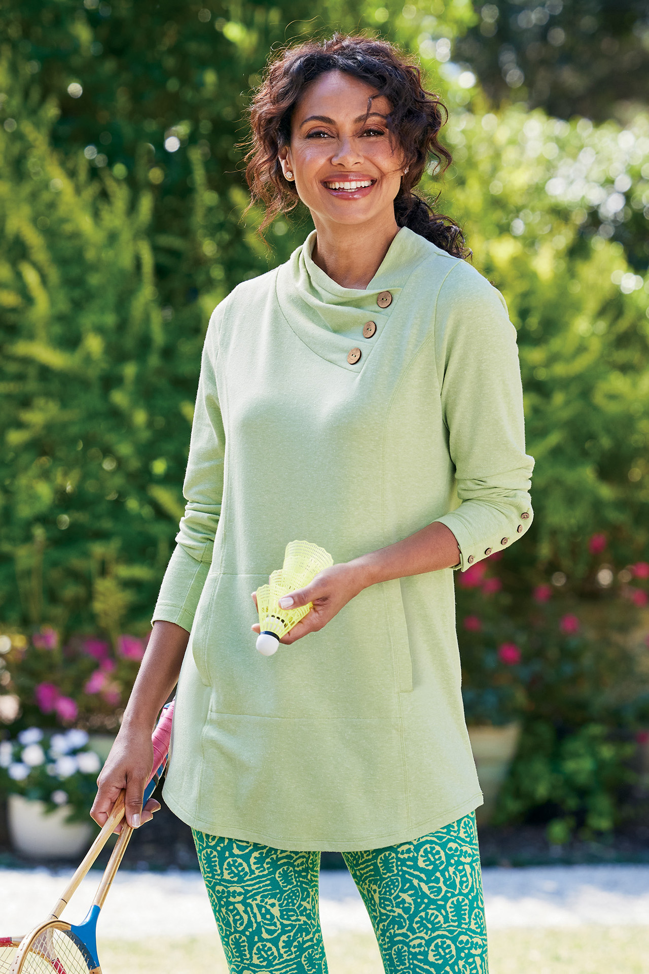Brinley French Terry Tunic - Soft Surroundings Outlet