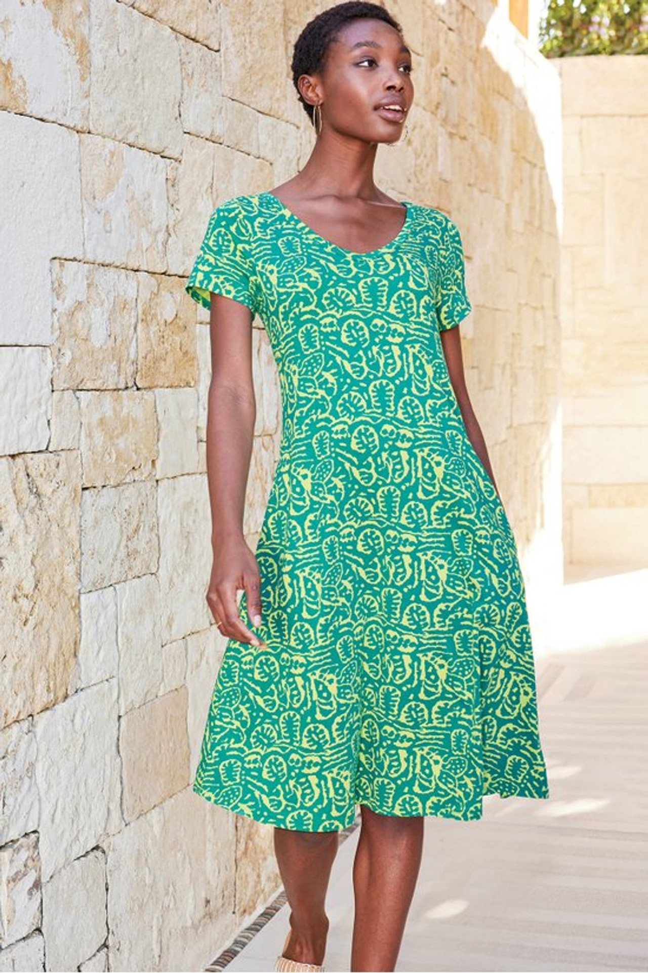 Short Santiago Gaia Dress - Soft Surroundings Outlet