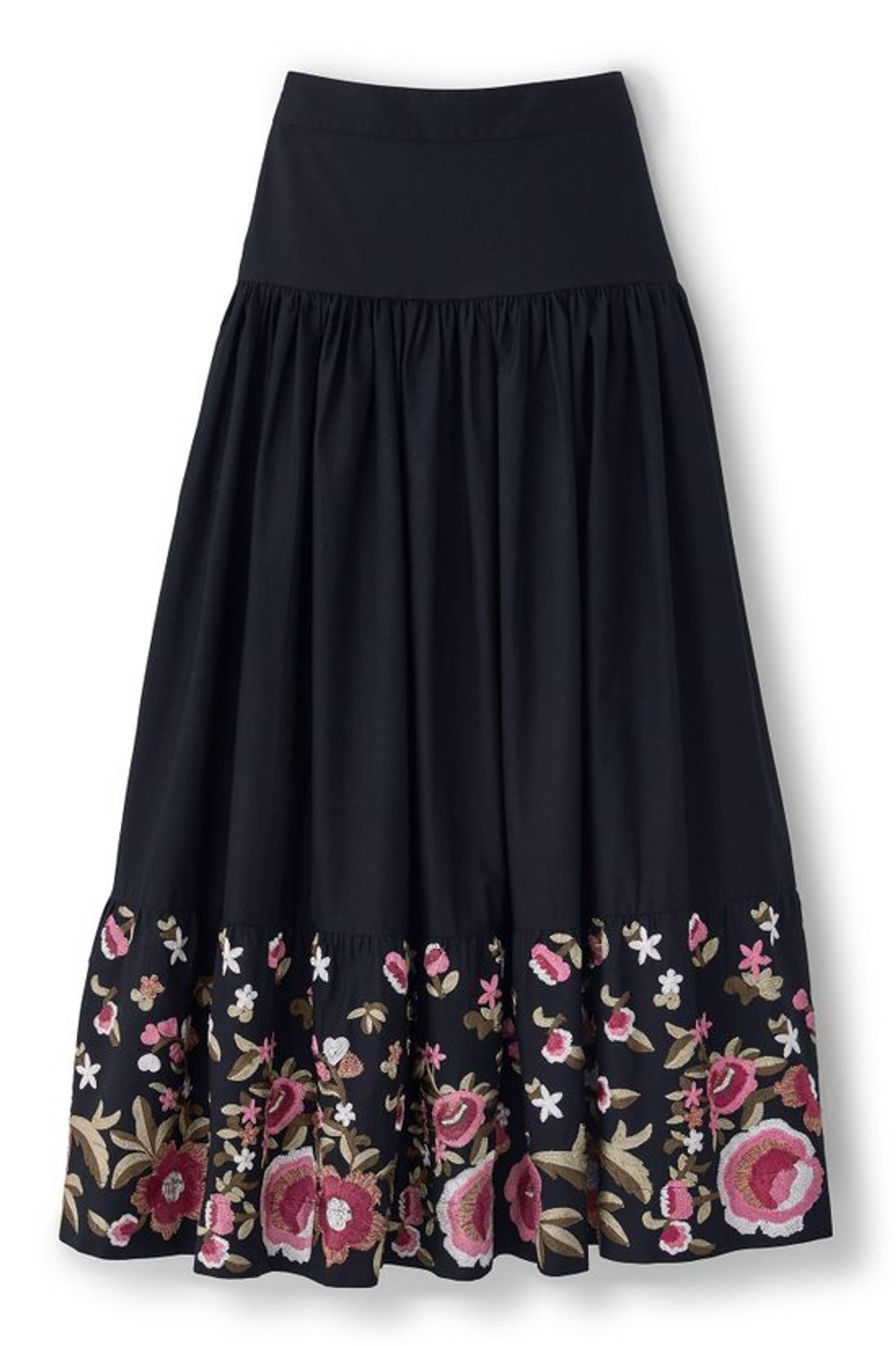 Cindi Embroidered Maxi Skirt - Soft Surroundings Outlet