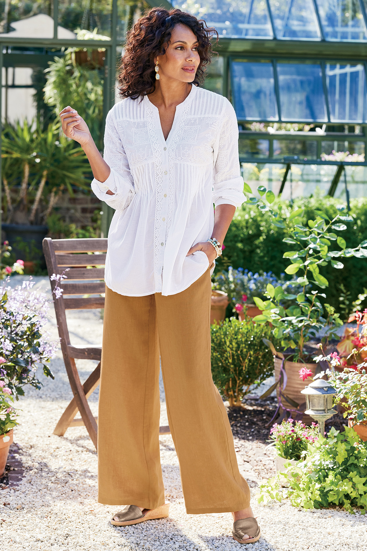 Aliso Point Linen Pants - Soft Surroundings Outlet
