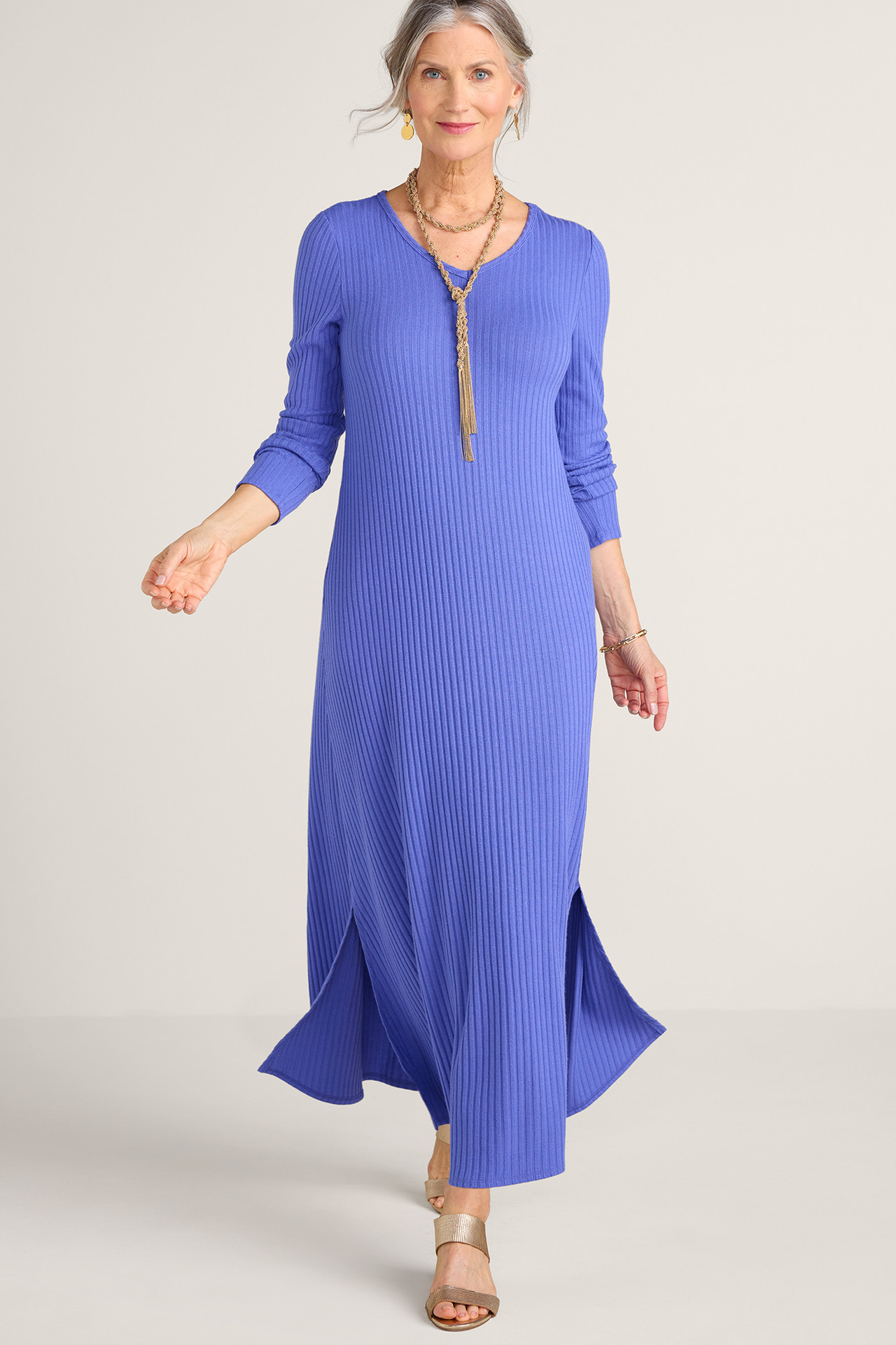Textured Santiago Maxi Dress - Soft Surroundings Outlet