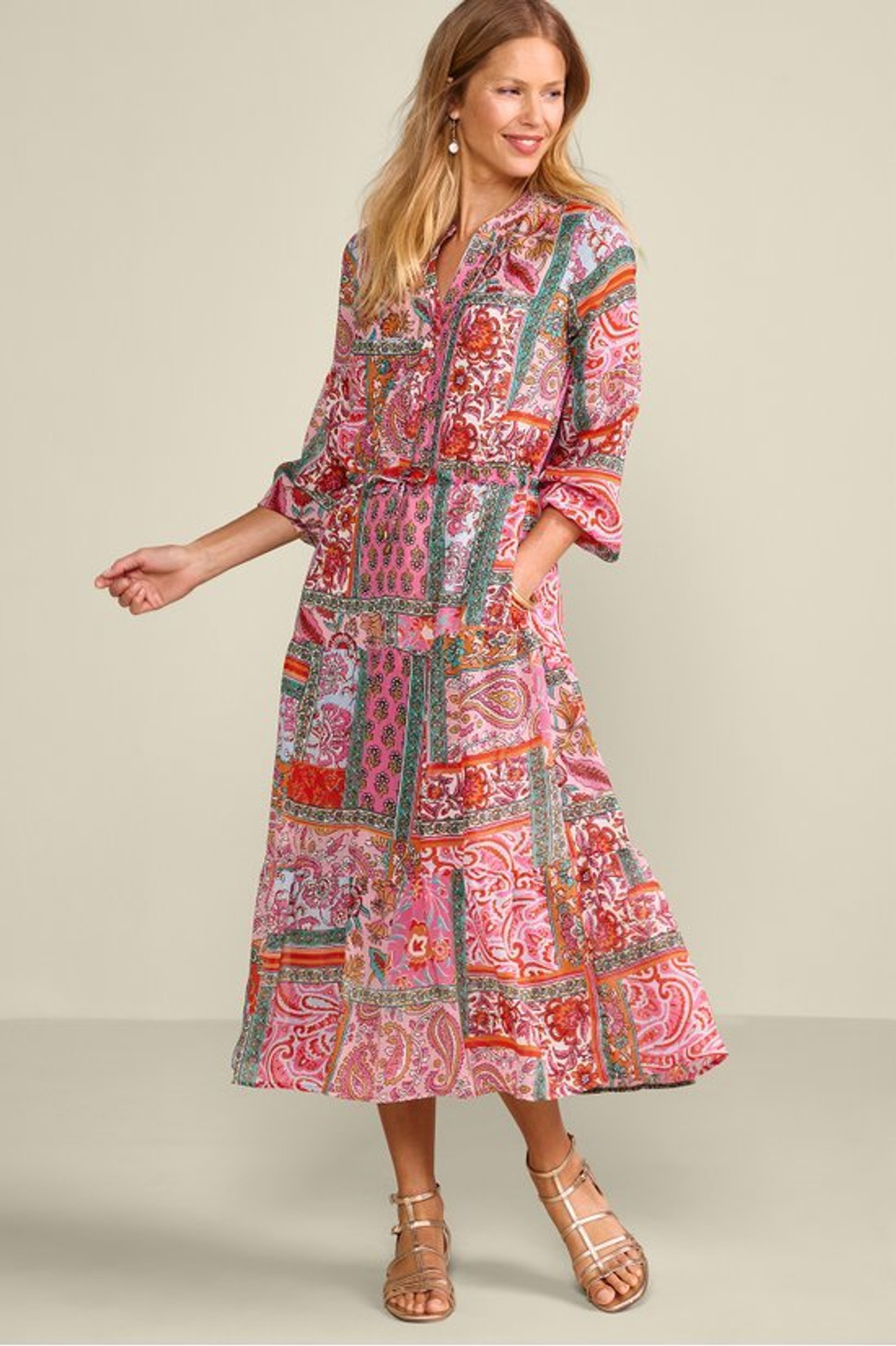 Drea Midi Dress - Soft Surroundings Outlet
