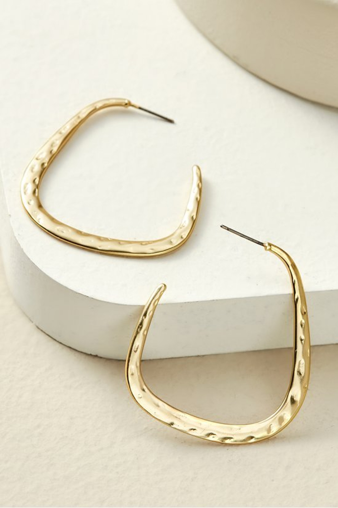 Soreli Hammered Hoop Earrings - Soft Surroundings Outlet