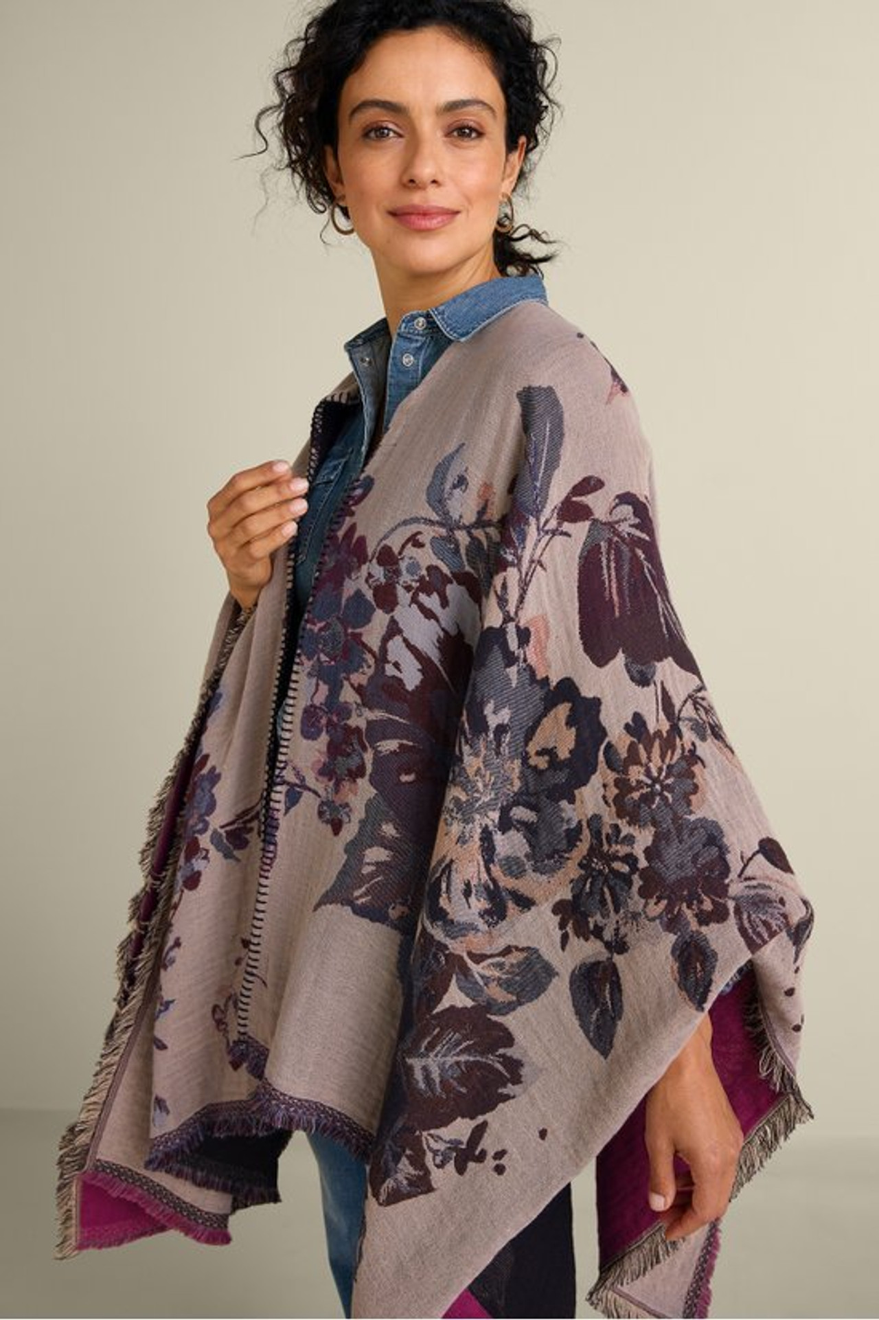 Beatrix Floral Wrap - Soft Surroundings Outlet