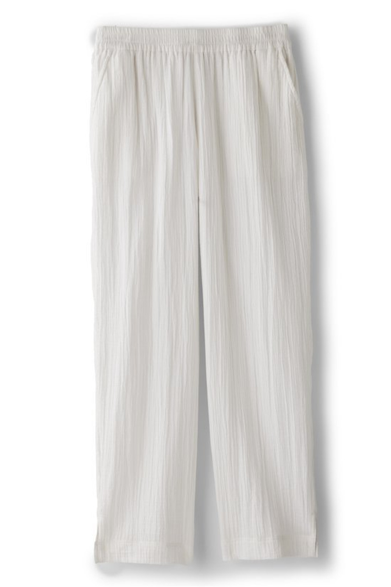 Khulani Straight Leg Gauze Crop Pants - Soft Surroundings Outlet