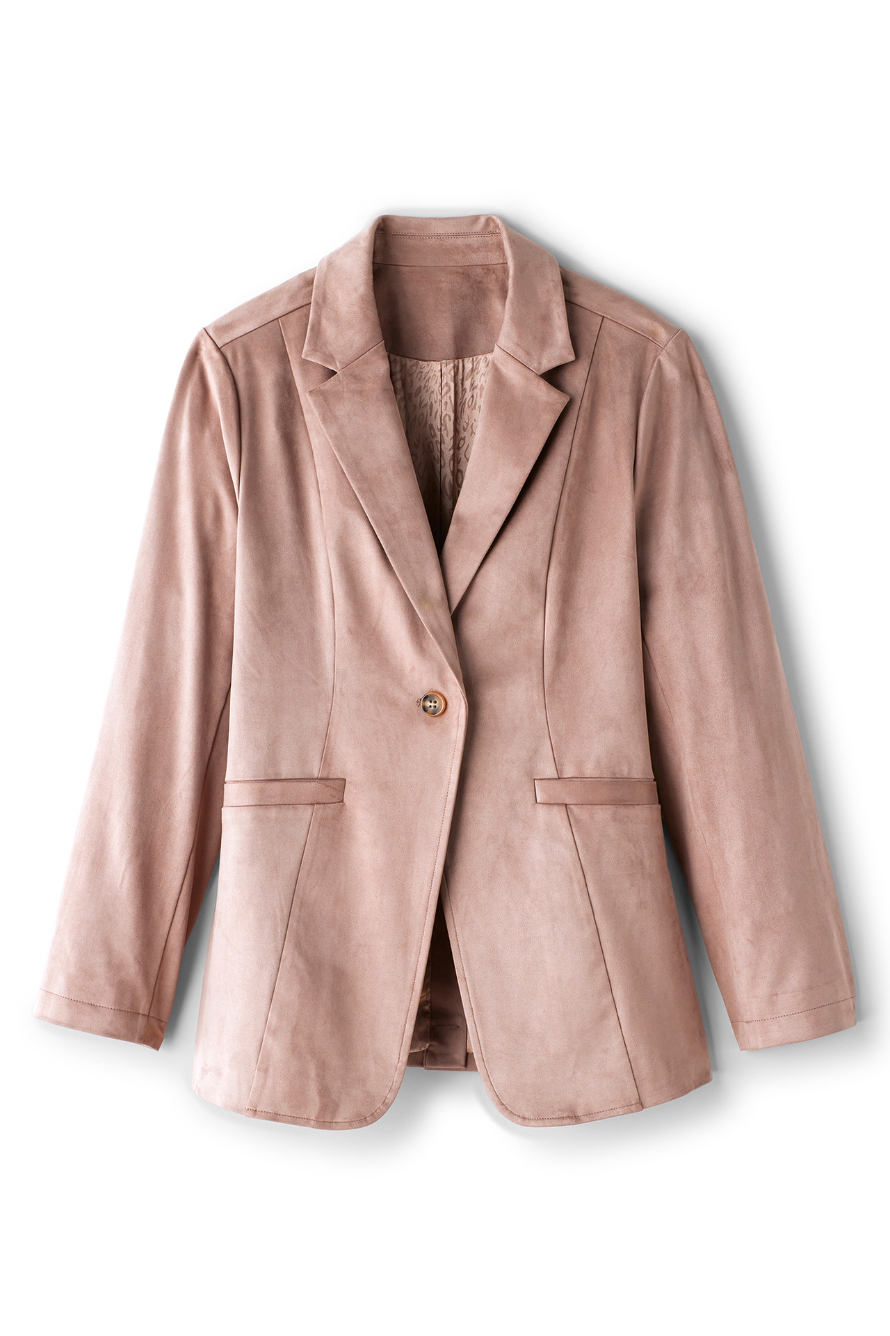 Breck Faux Suede Blazer - Soft Surroundings Outlet