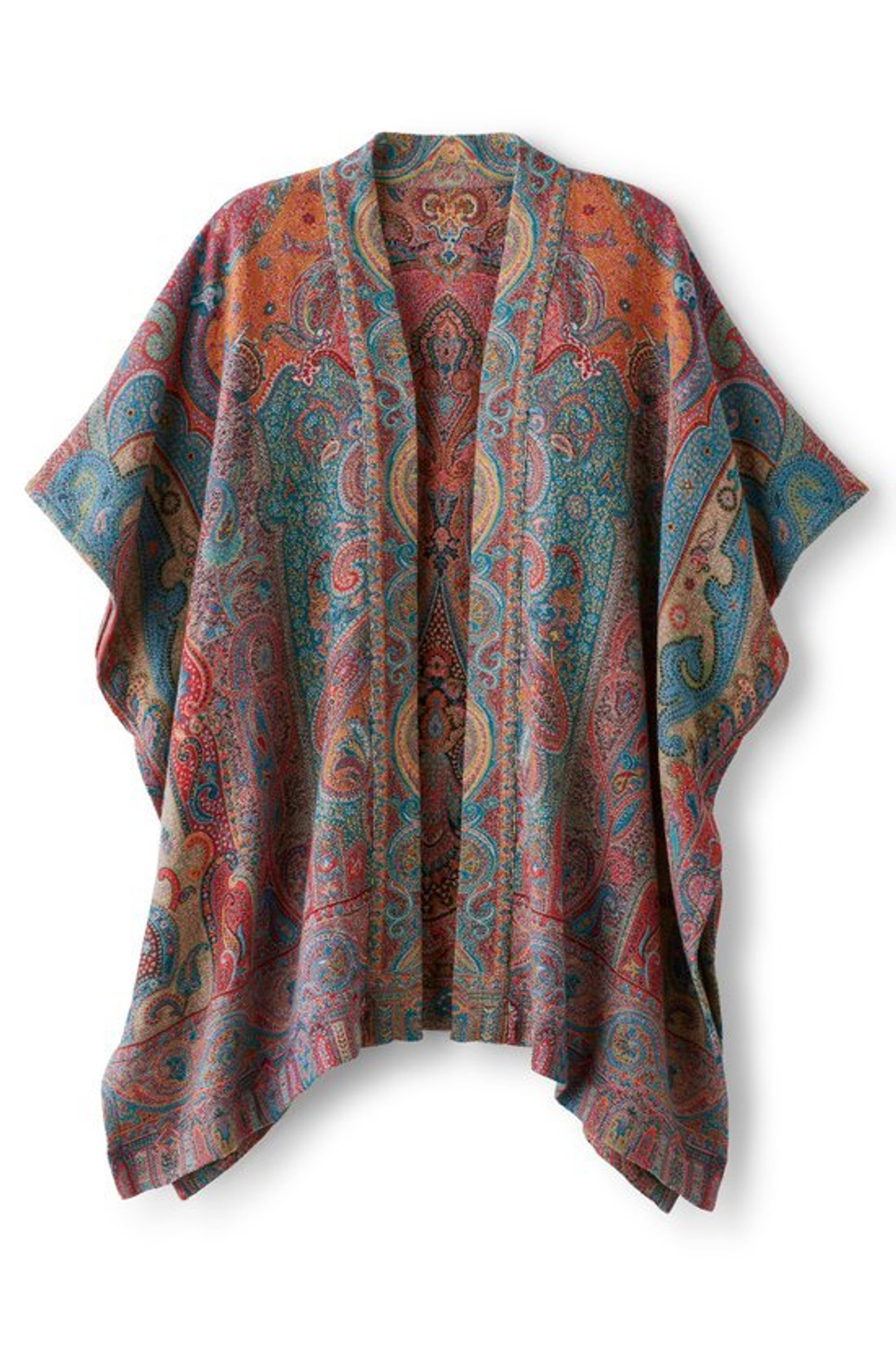 Rhea Woven Kimono Wrap - Soft Surroundings Outlet