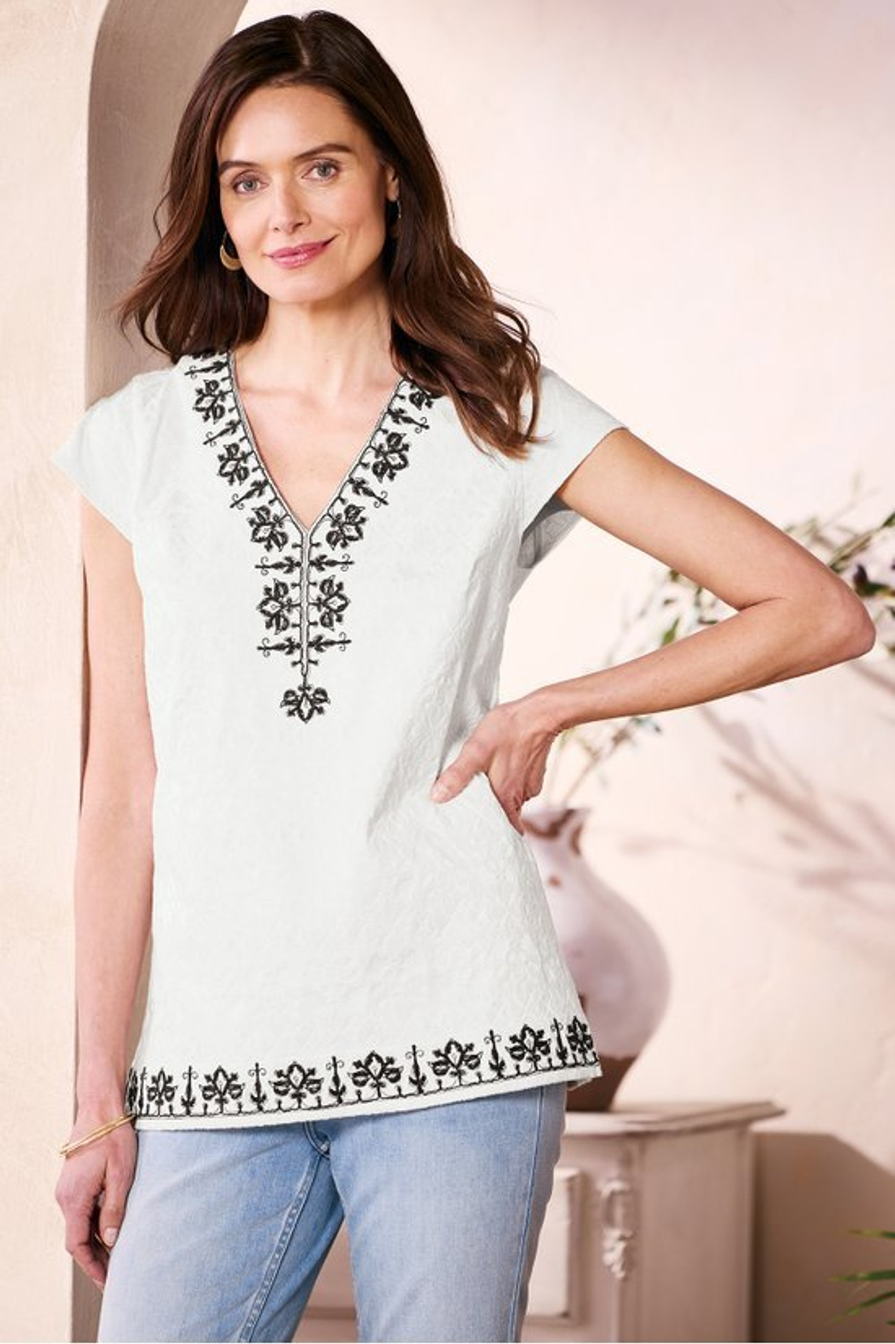 Kapri Tunic - Soft Surroundings Outlet