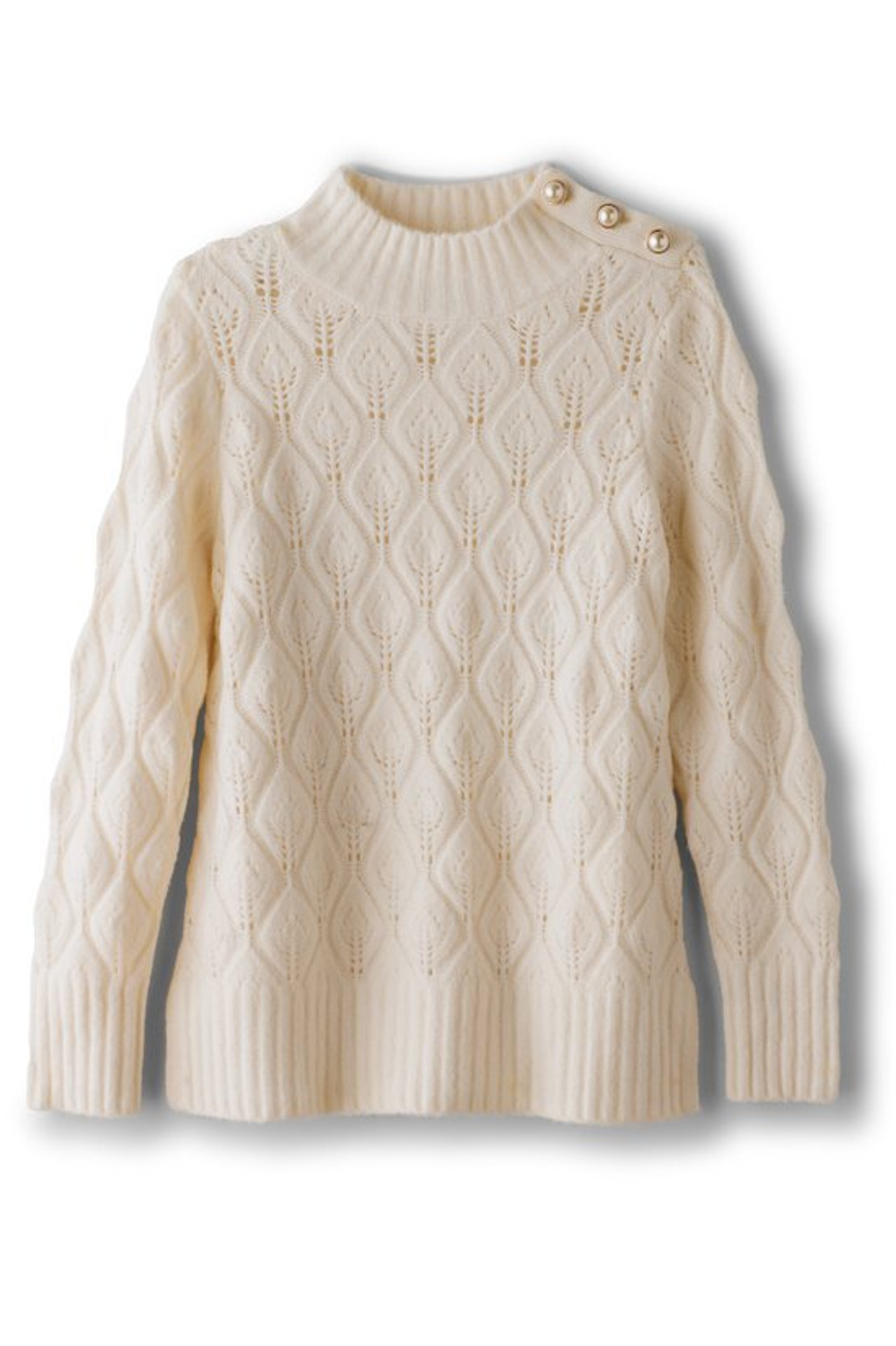 Ensley Button Sweater Tunic - Soft Surroundings Outlet