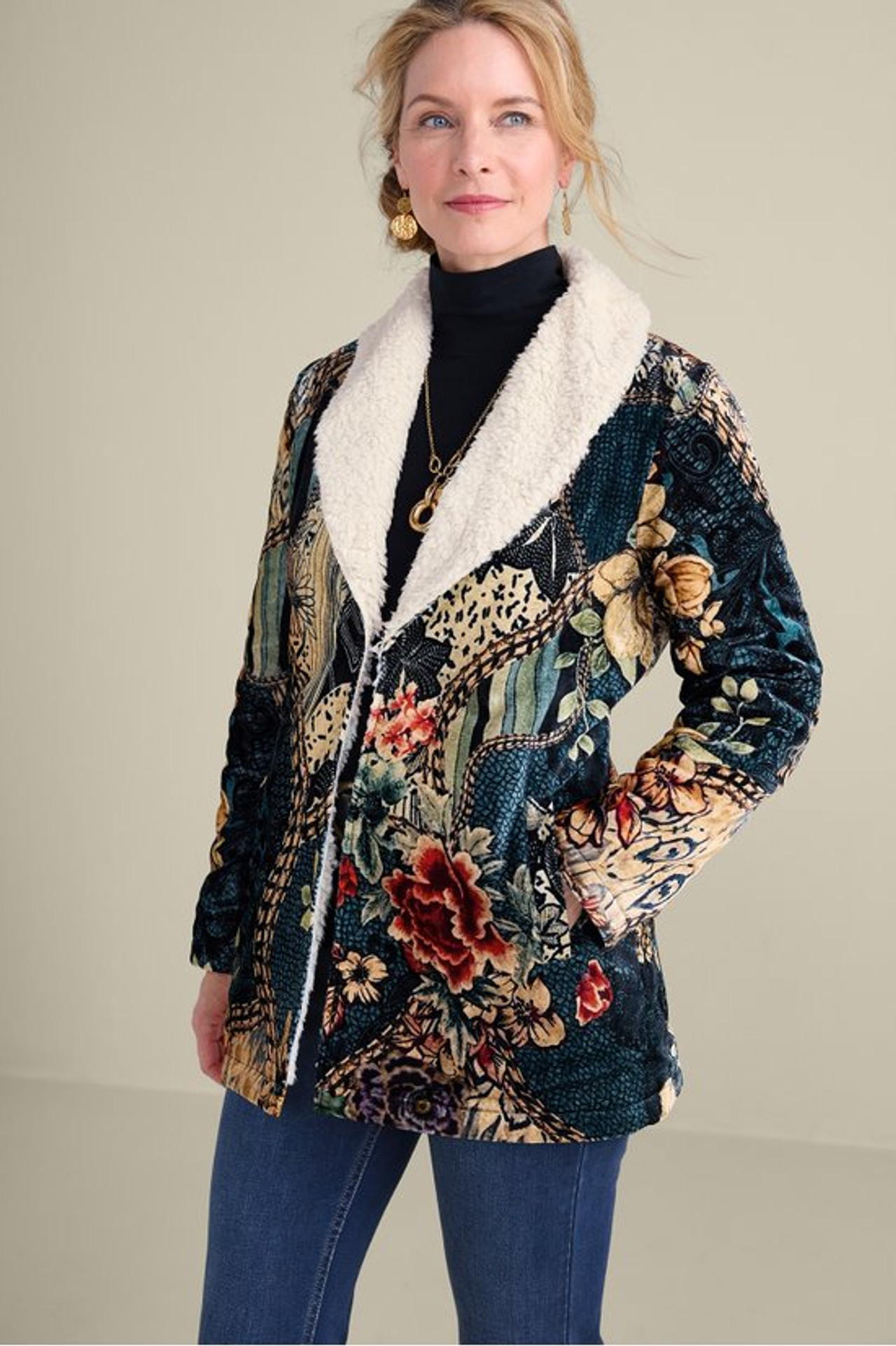 Innsbrook Velvet Jacket - Soft Surroundings Outlet