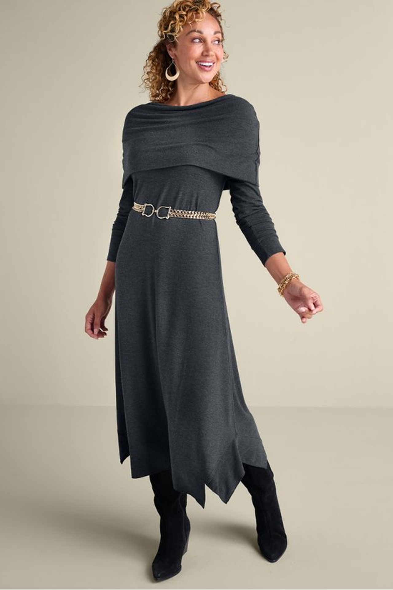 B'call Knit Midi Dress - Soft Surroundings Outlet