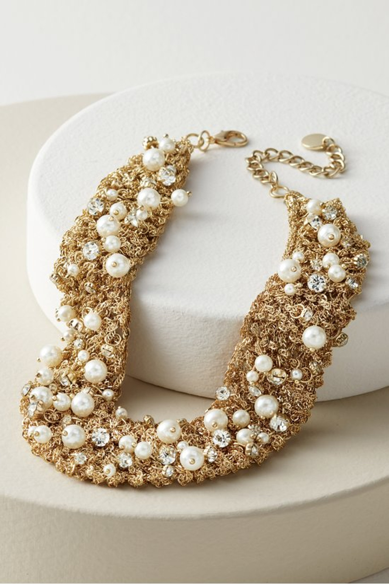 Elanore Crochet Pearl Necklace - Soft Surroundings Outlet