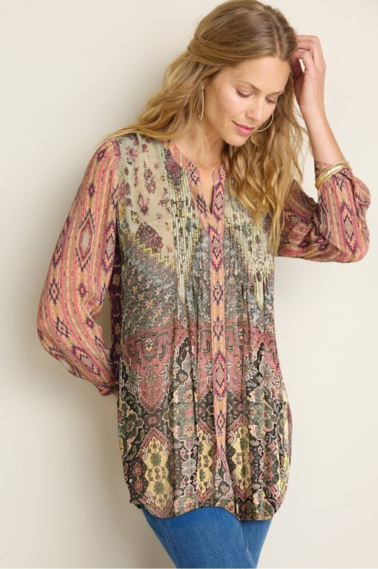 Makara Tunic Top & Tank - Soft Surroundings Outlet