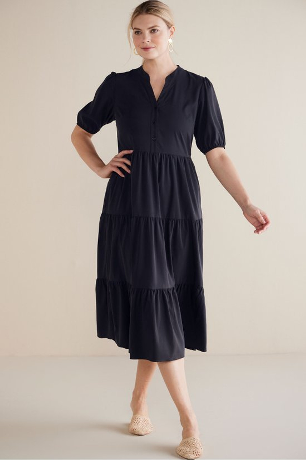 Claudia Midi Dress - Soft Surroundings Outlet