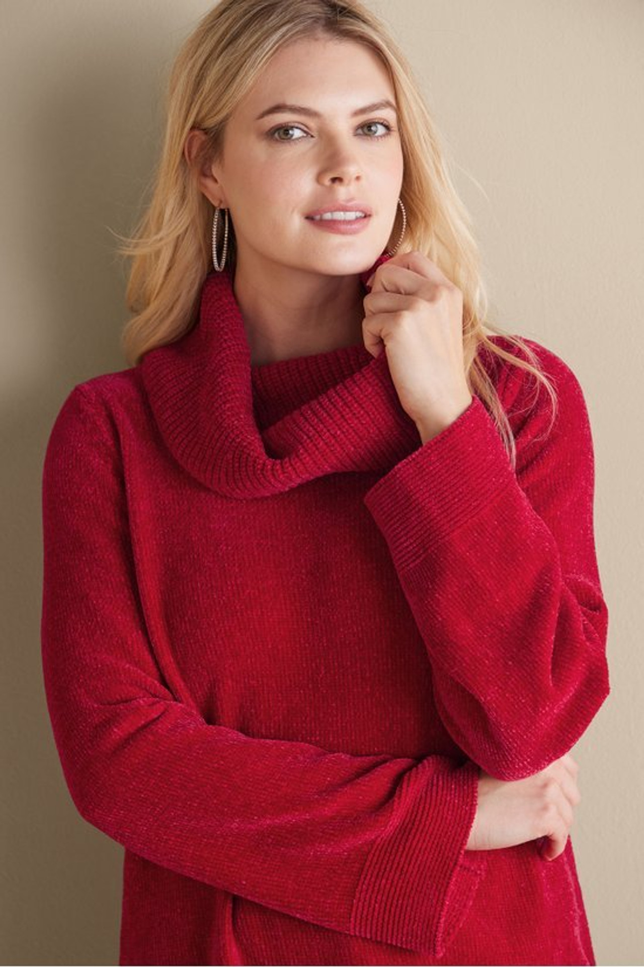 Soft Winds Chenille Tunic Sweater - Soft Surroundings Outlet