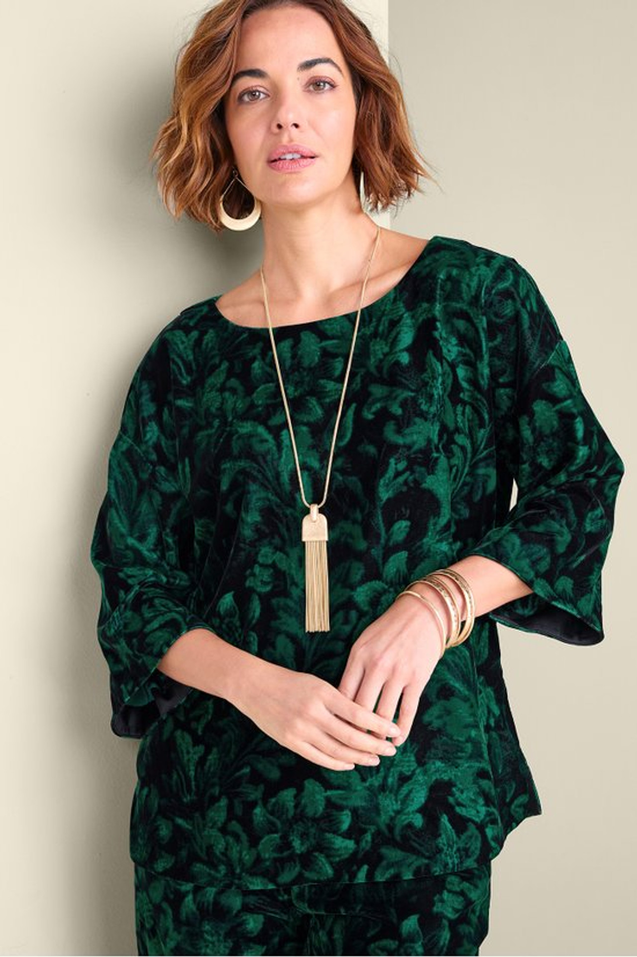 Aria Velvet Top - Soft Surroundings Outlet