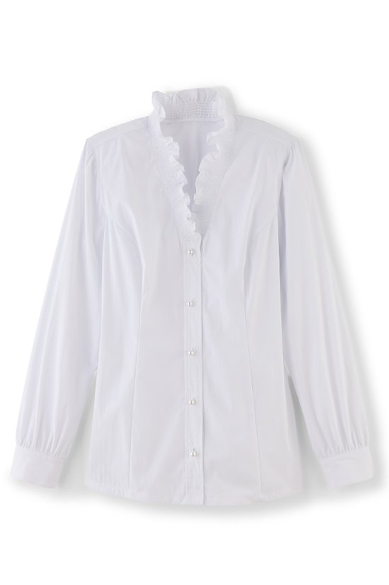 Kata Ruffle Collar Shirt - Soft Surroundings Outlet