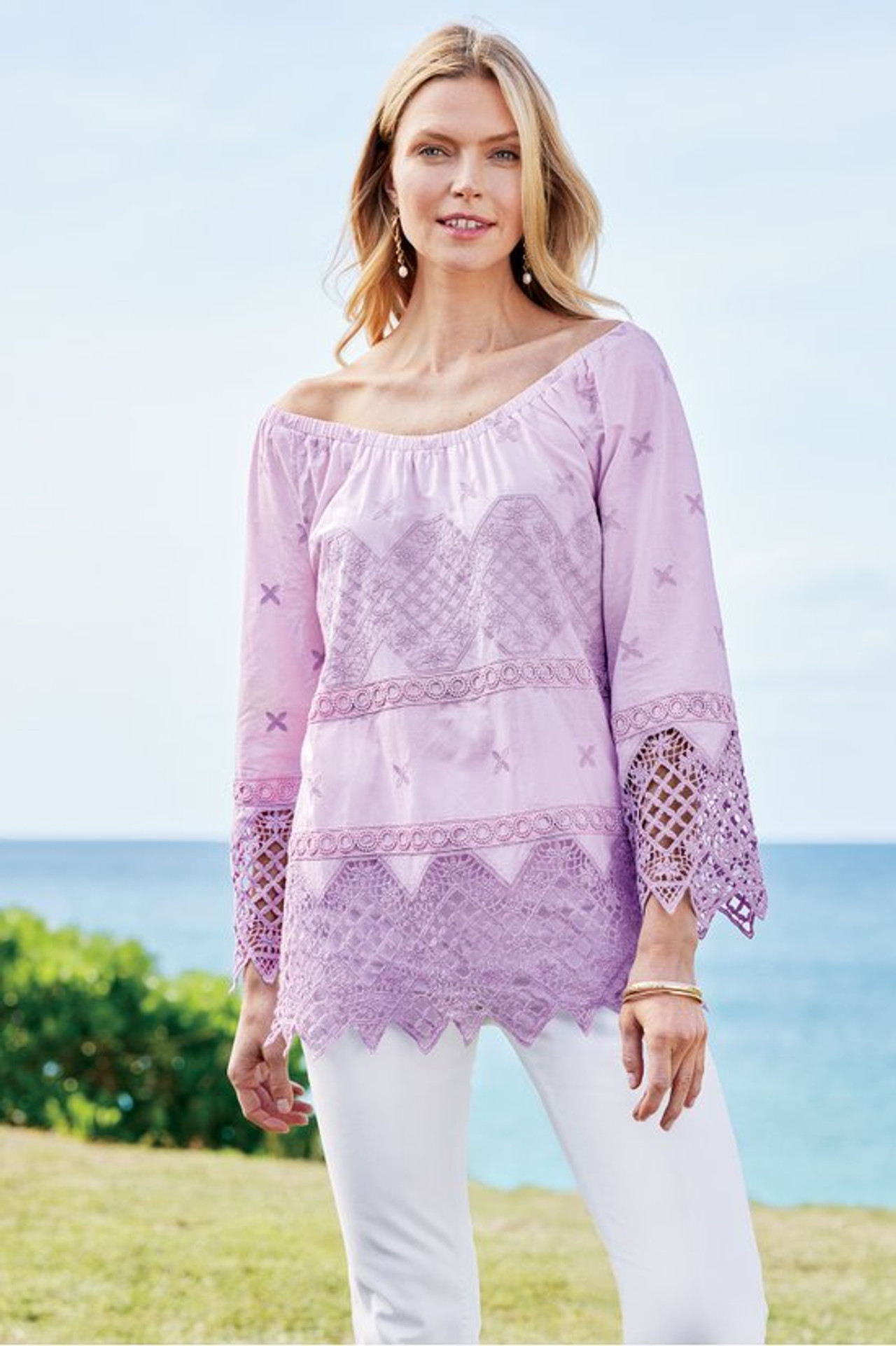 Pilar Off The Shoulder Top - Soft Surroundings Outlet