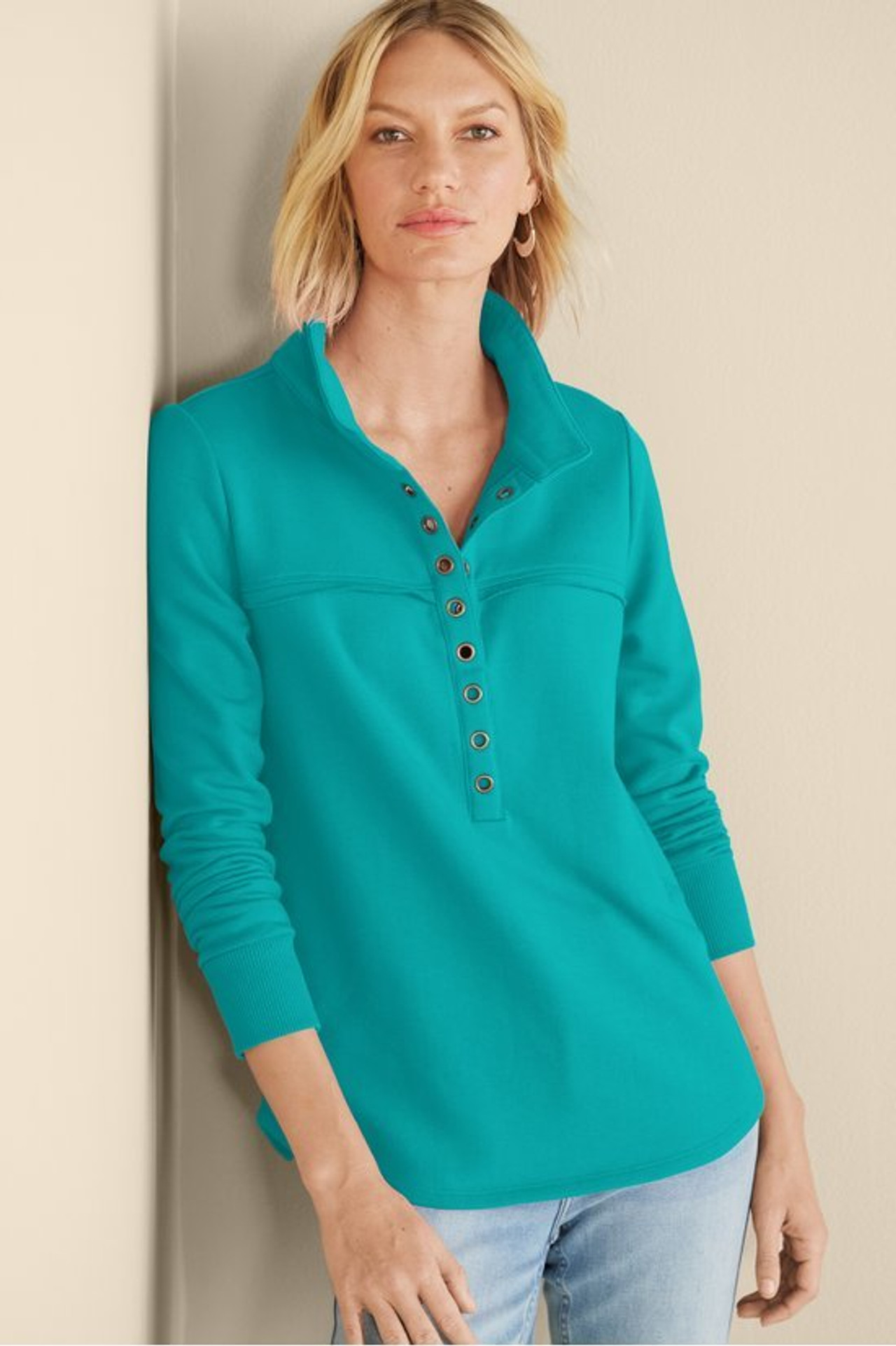 Neera French Terry Tunic - Soft Surroundings Outlet