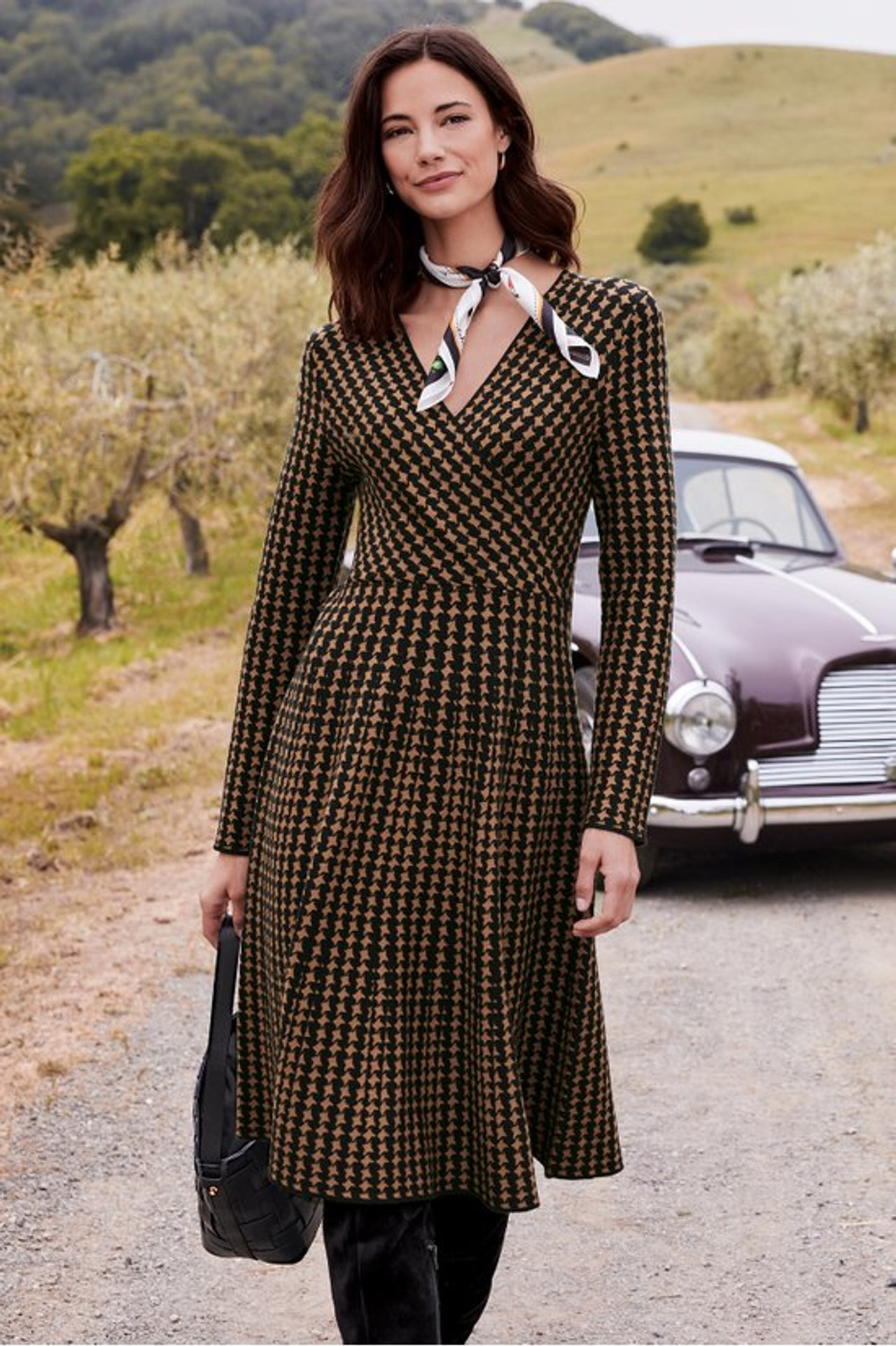 Aida Surplice Dress - Soft Surroundings Outlet