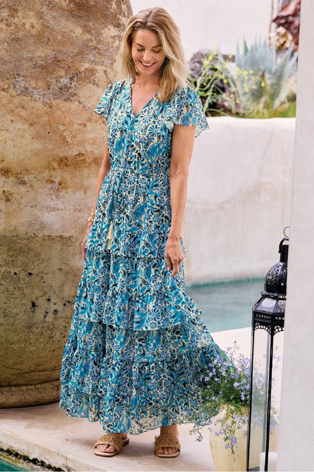 Aleyah Maxi Dress - Soft Surroundings Outlet