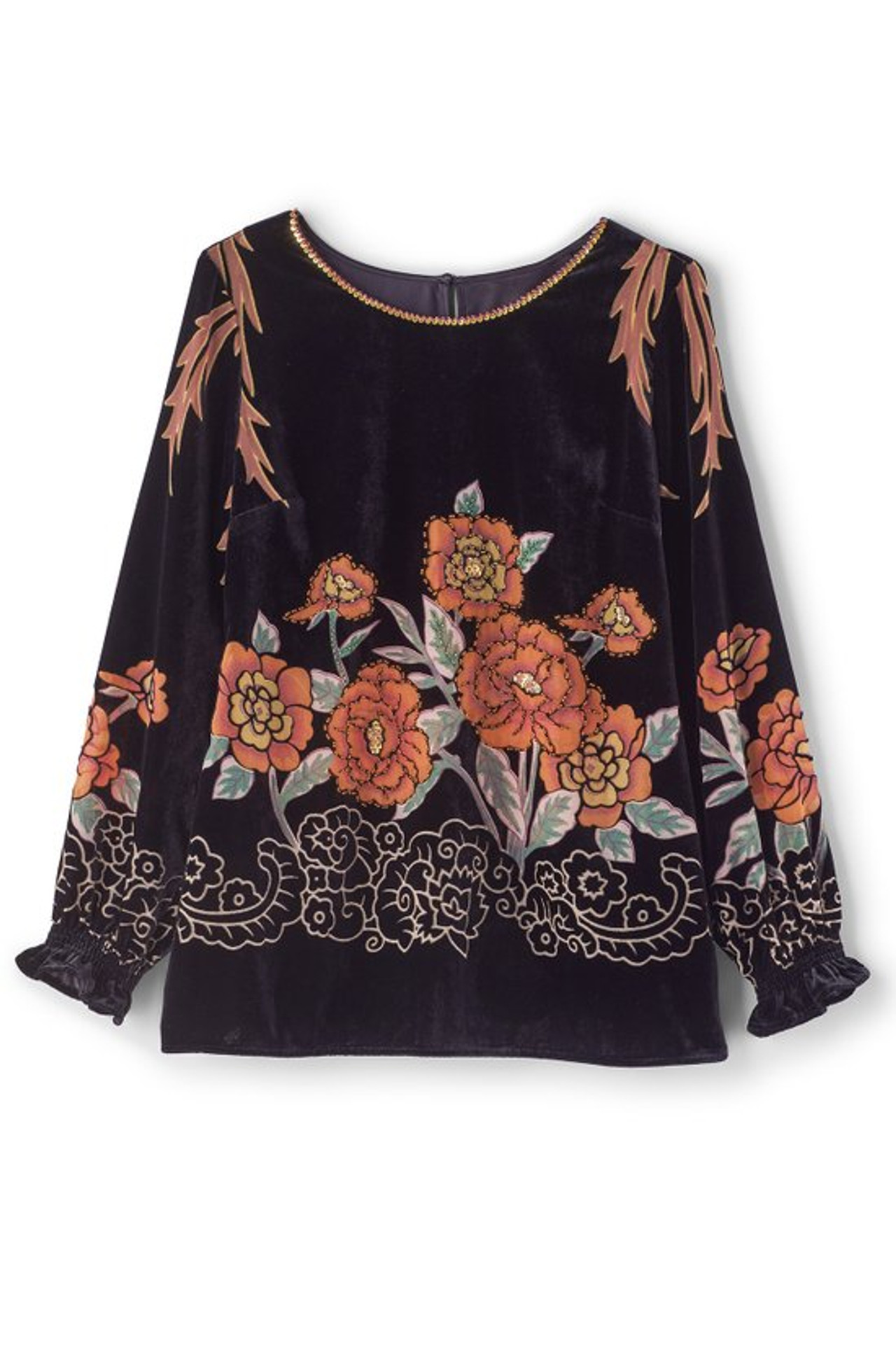 Brielle Velvet Top - Soft Surroundings Outlet