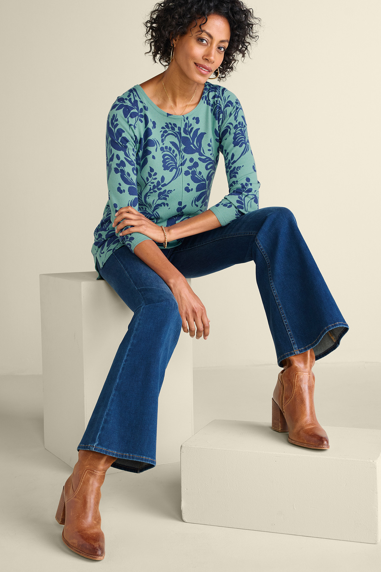 Tiana Sweater Tunic - Soft Surroundings Outlet