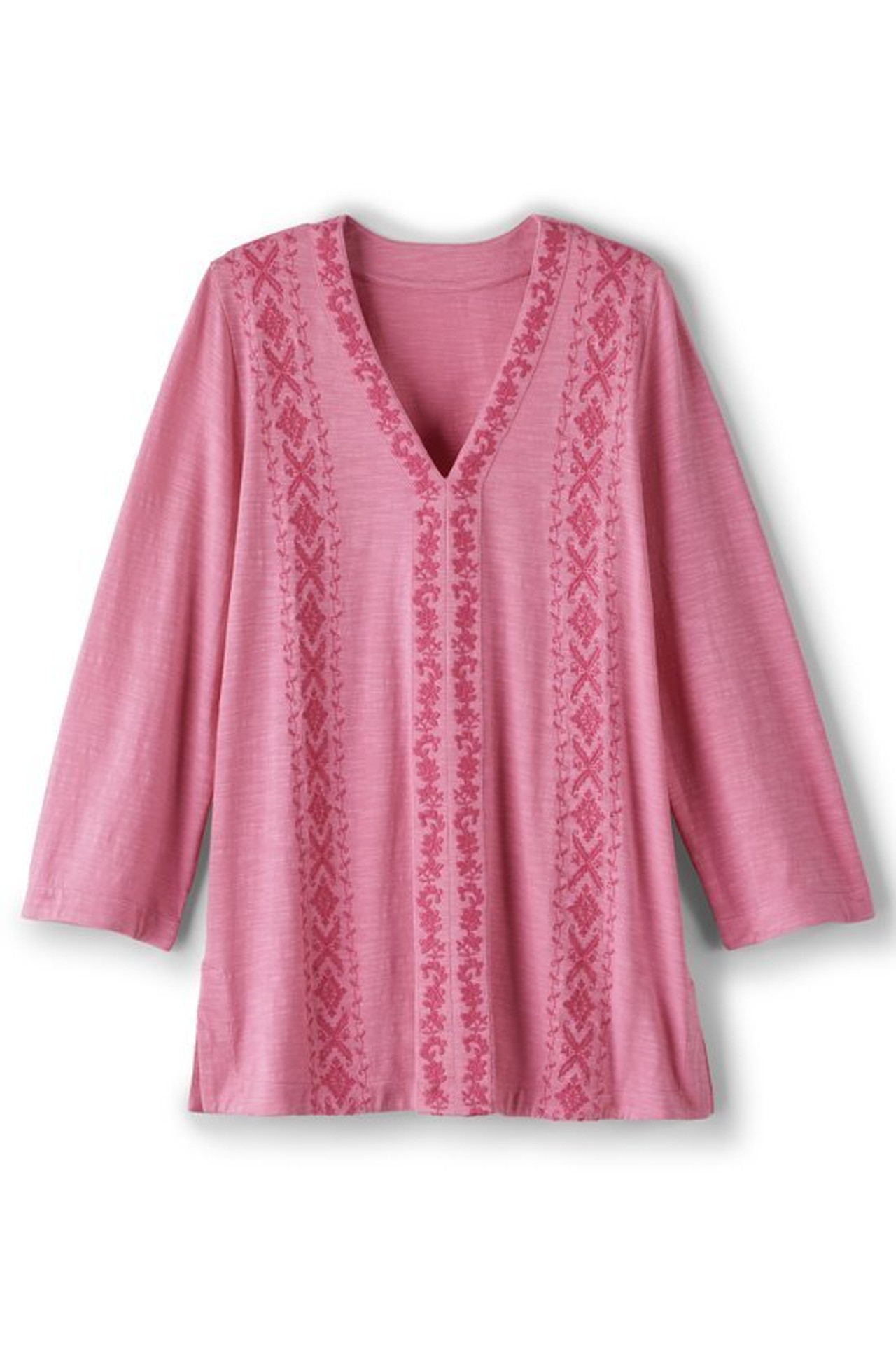 Ingrid Embroidered Tunic - Soft Surroundings Outlet