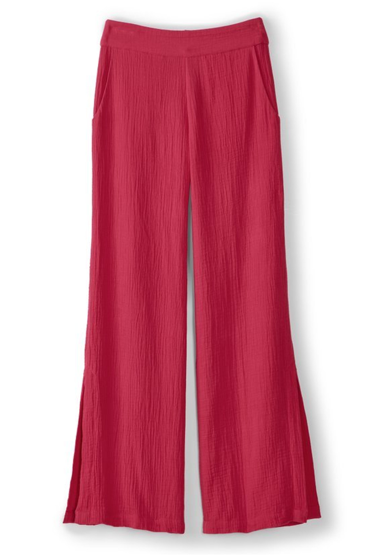 Khulani Wide Leg Gauze Pants - Soft Surroundings Outlet