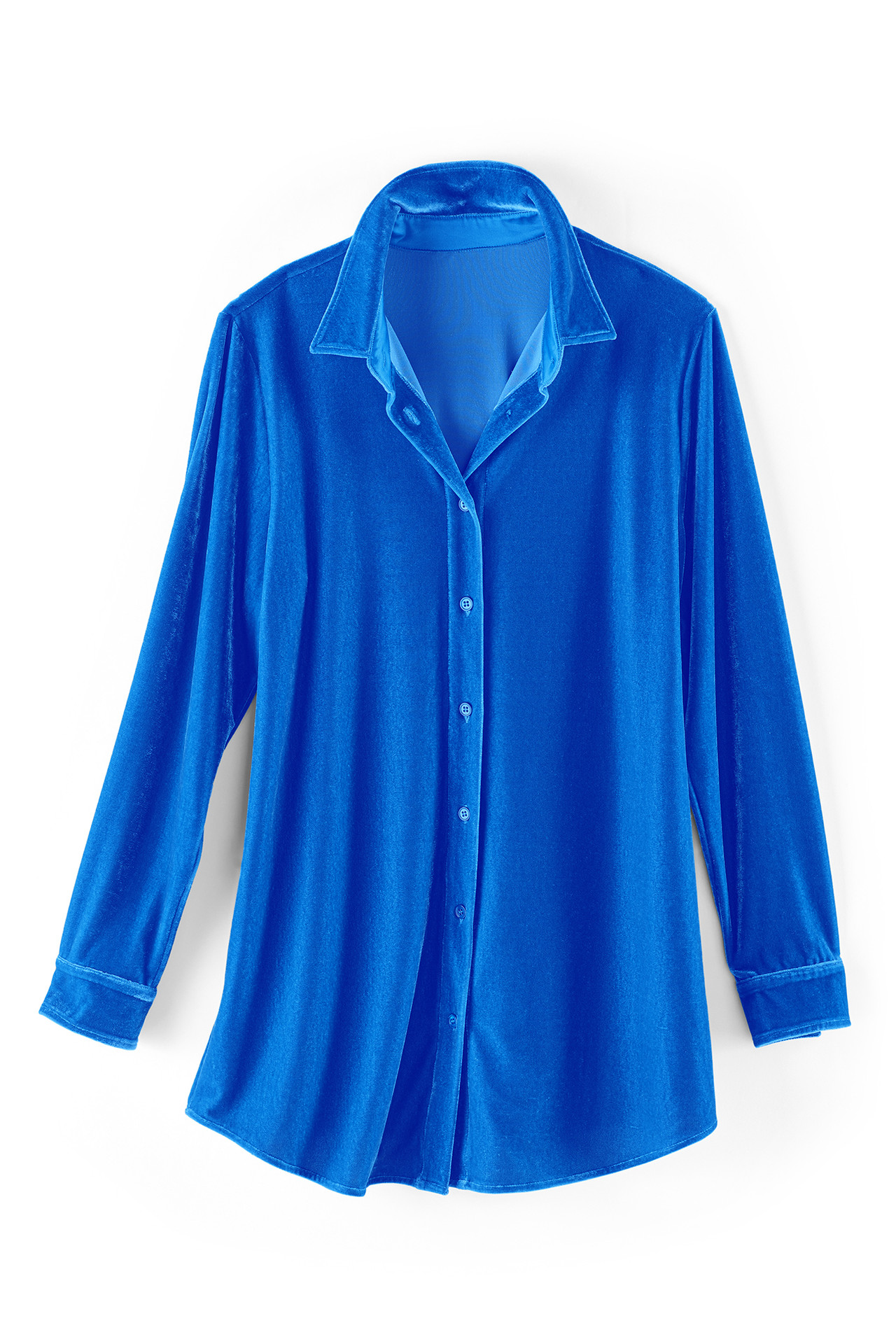 Velvet Boyfriend Tunic Shirt - Soft Surroundings Outlet