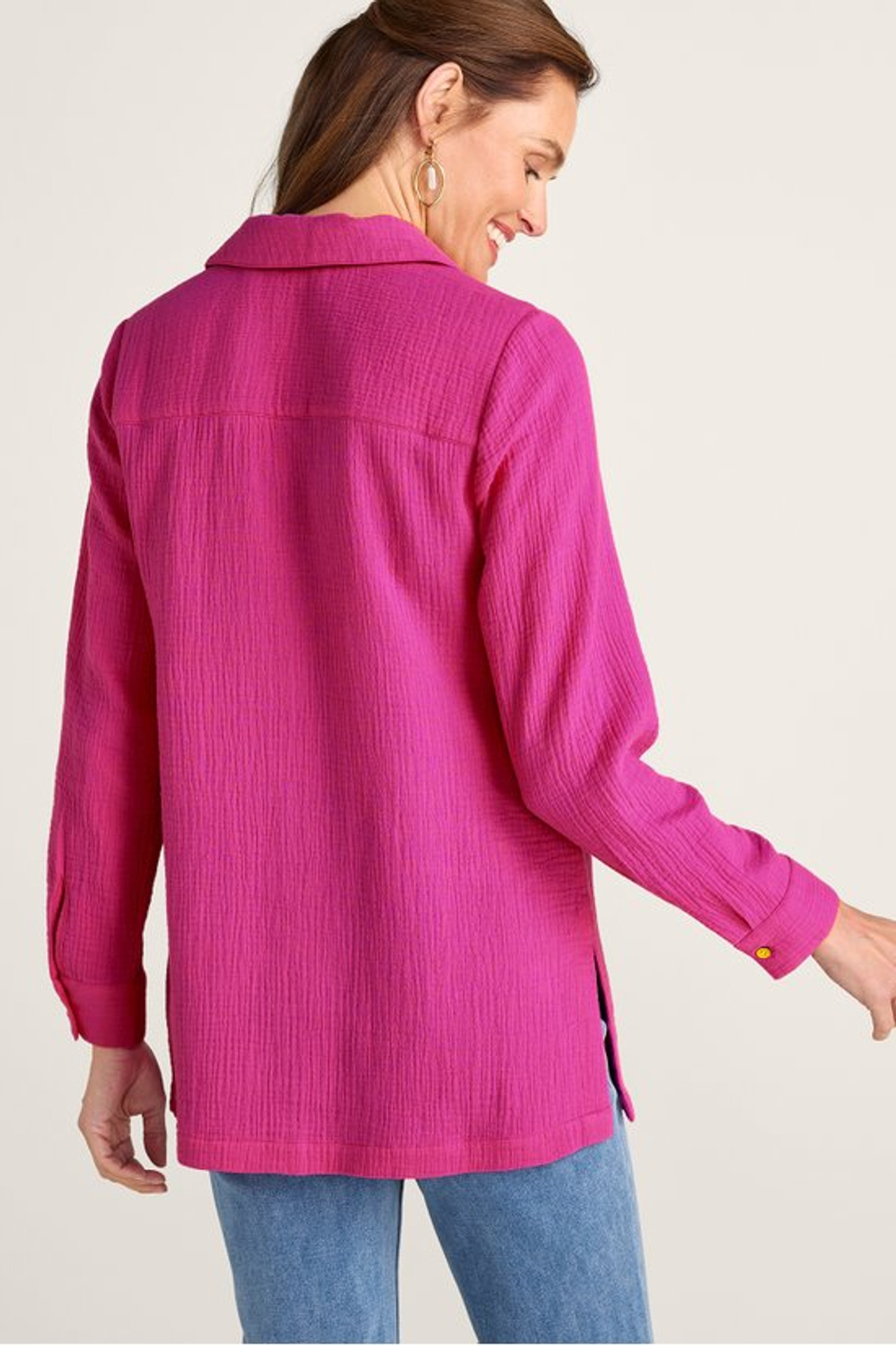 Escambia Gauze Tunic Shirt - Soft Surroundings Outlet