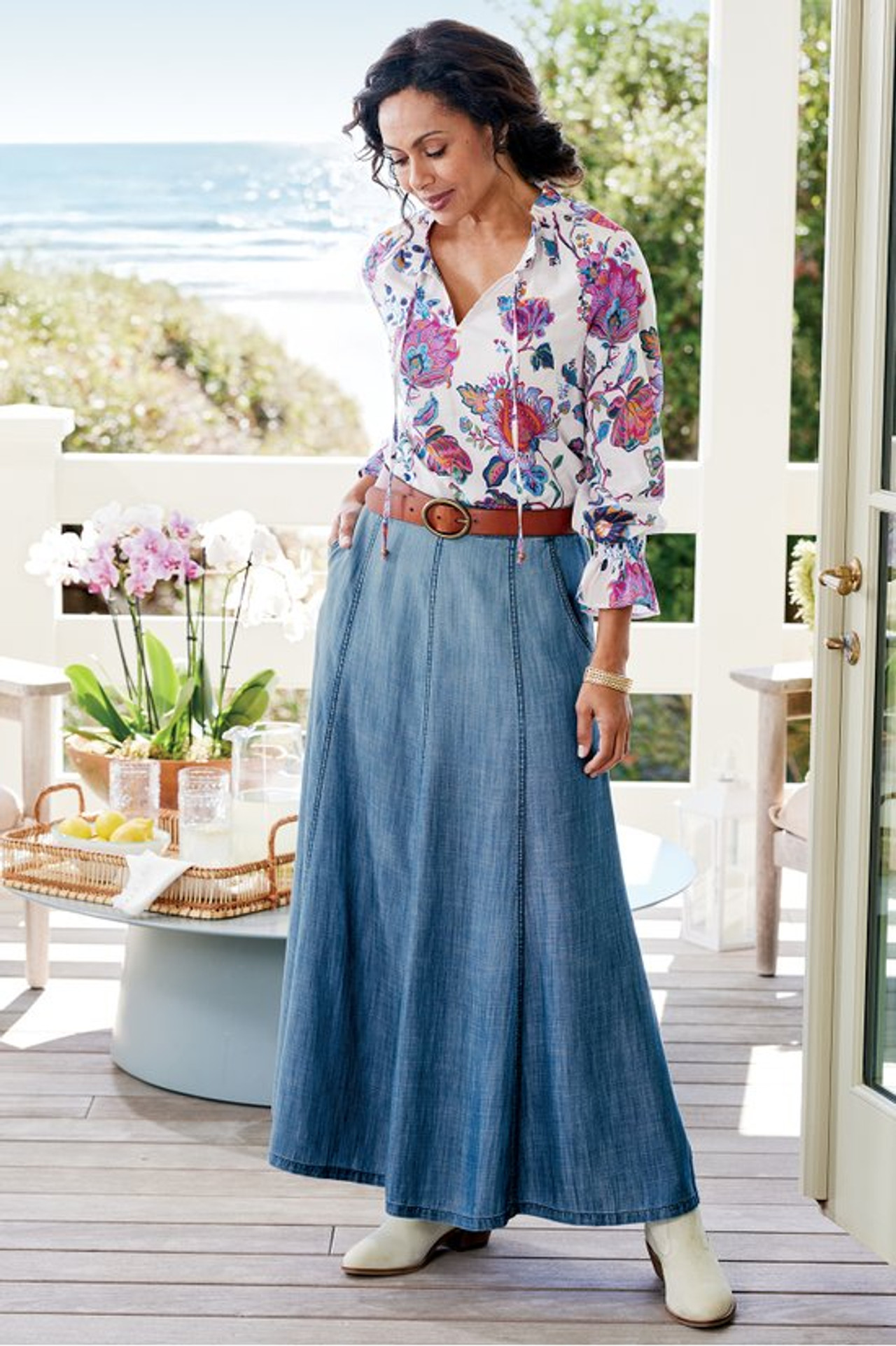 Sachi TENCEL™ Maxi Skirt - Soft Surroundings Outlet