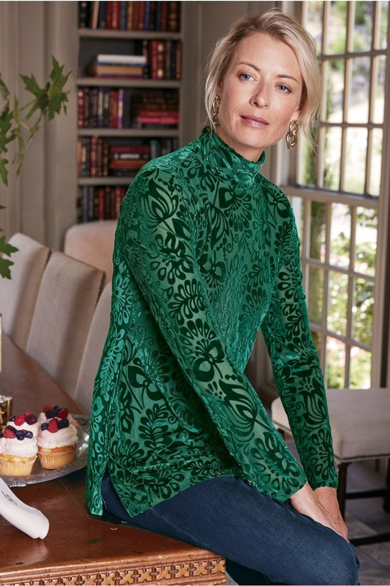 Walden Velvet Turtleneck - Soft Surroundings Outlet