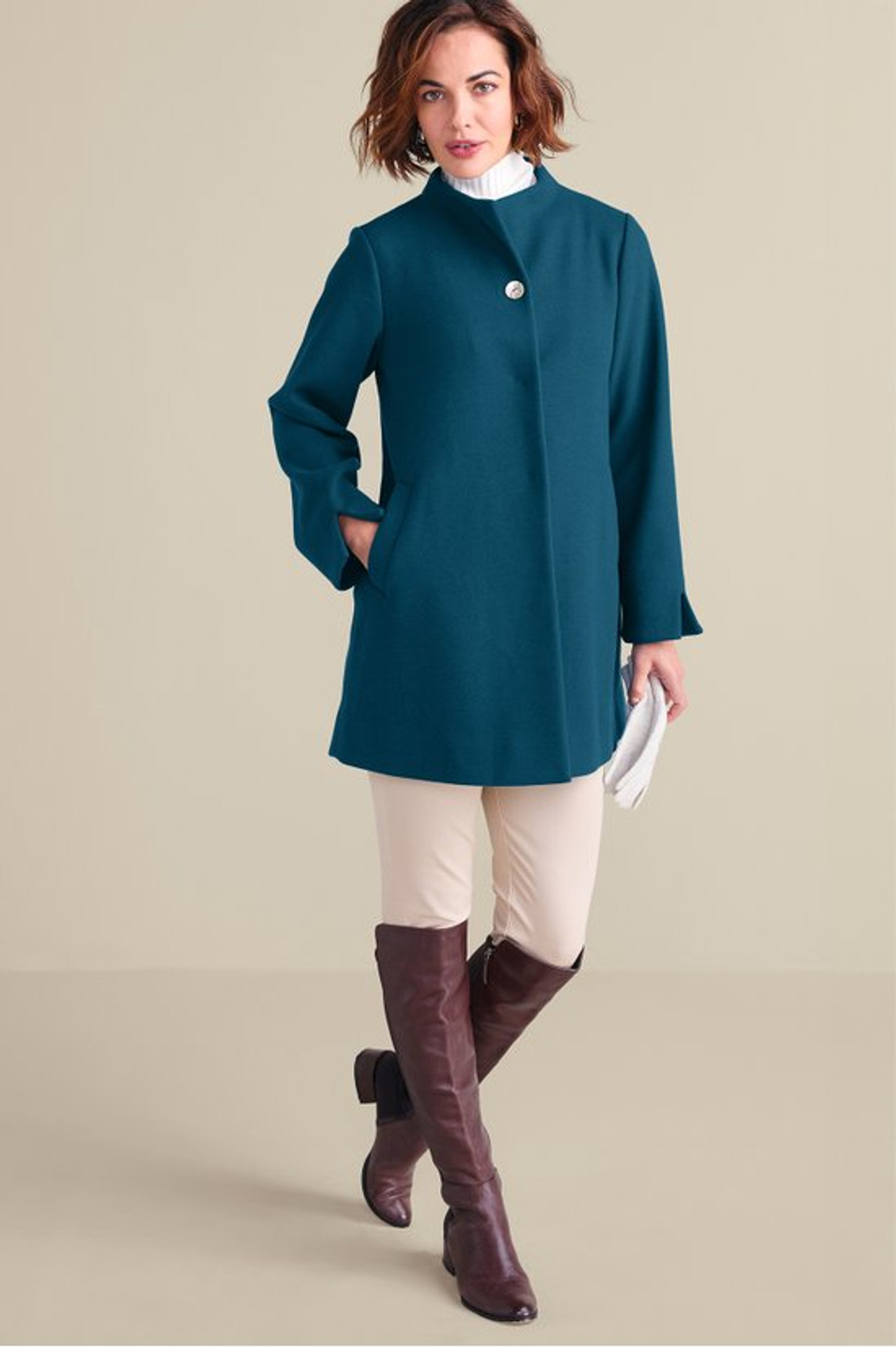 Rachel Swing Coat - Soft Surroundings Outlet