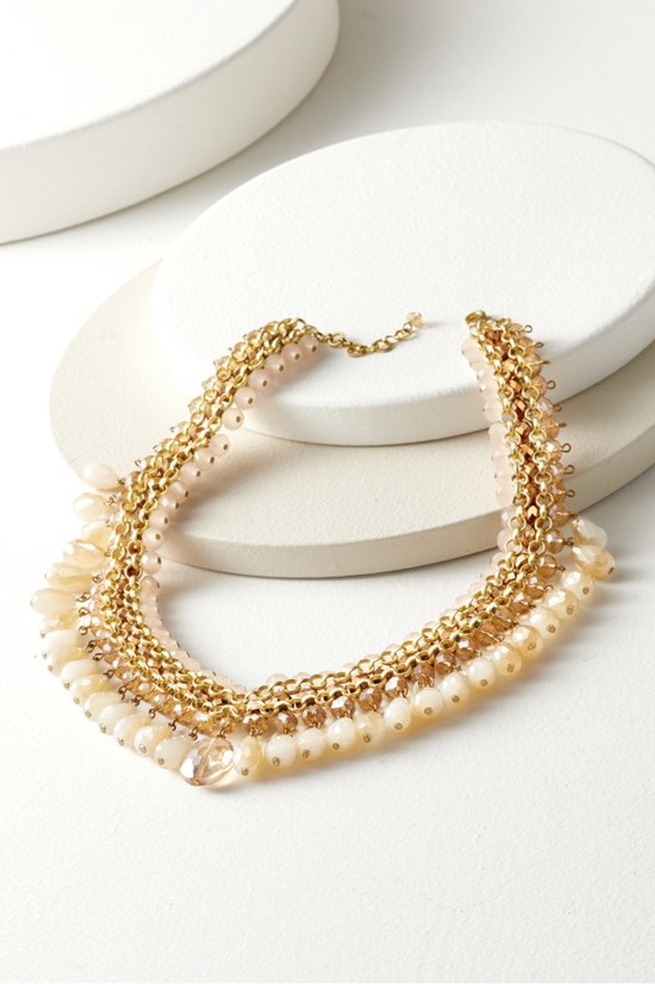 Hazel Bead Drops Necklace - Soft Surroundings Outlet