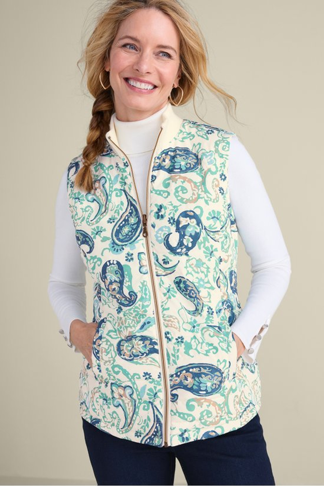Sienna Reversible Puffer Vest - Soft Surroundings Outlet