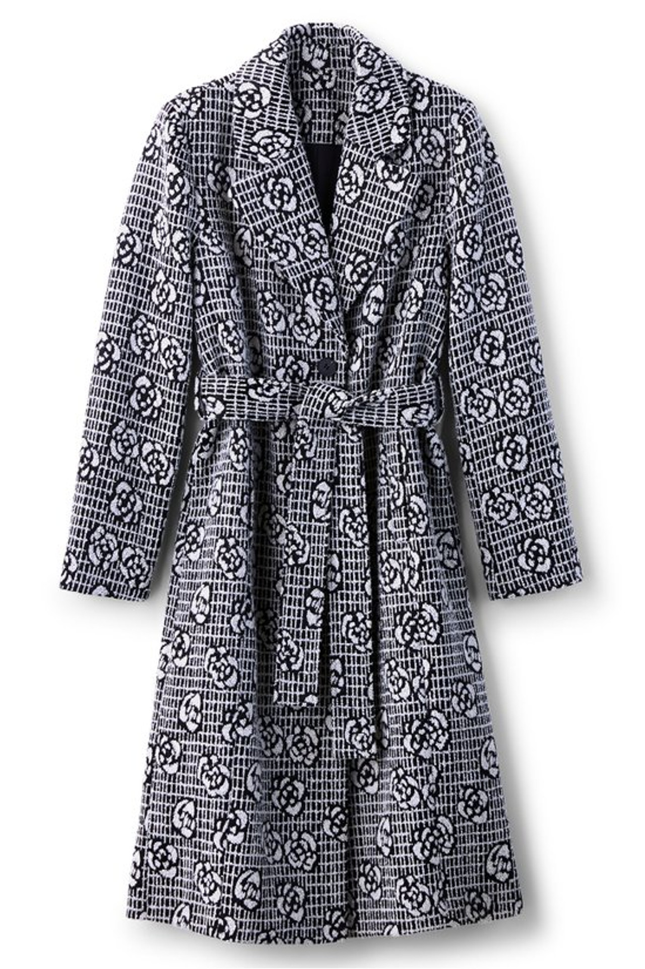 Rami Jacquard Coat - Soft Surroundings Outlet