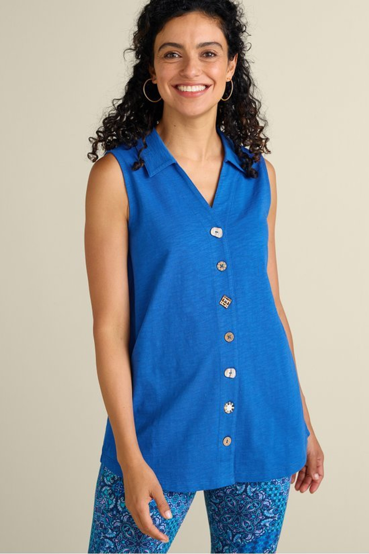 Danielle Sleeveless Tunic - Soft Surroundings Outlet