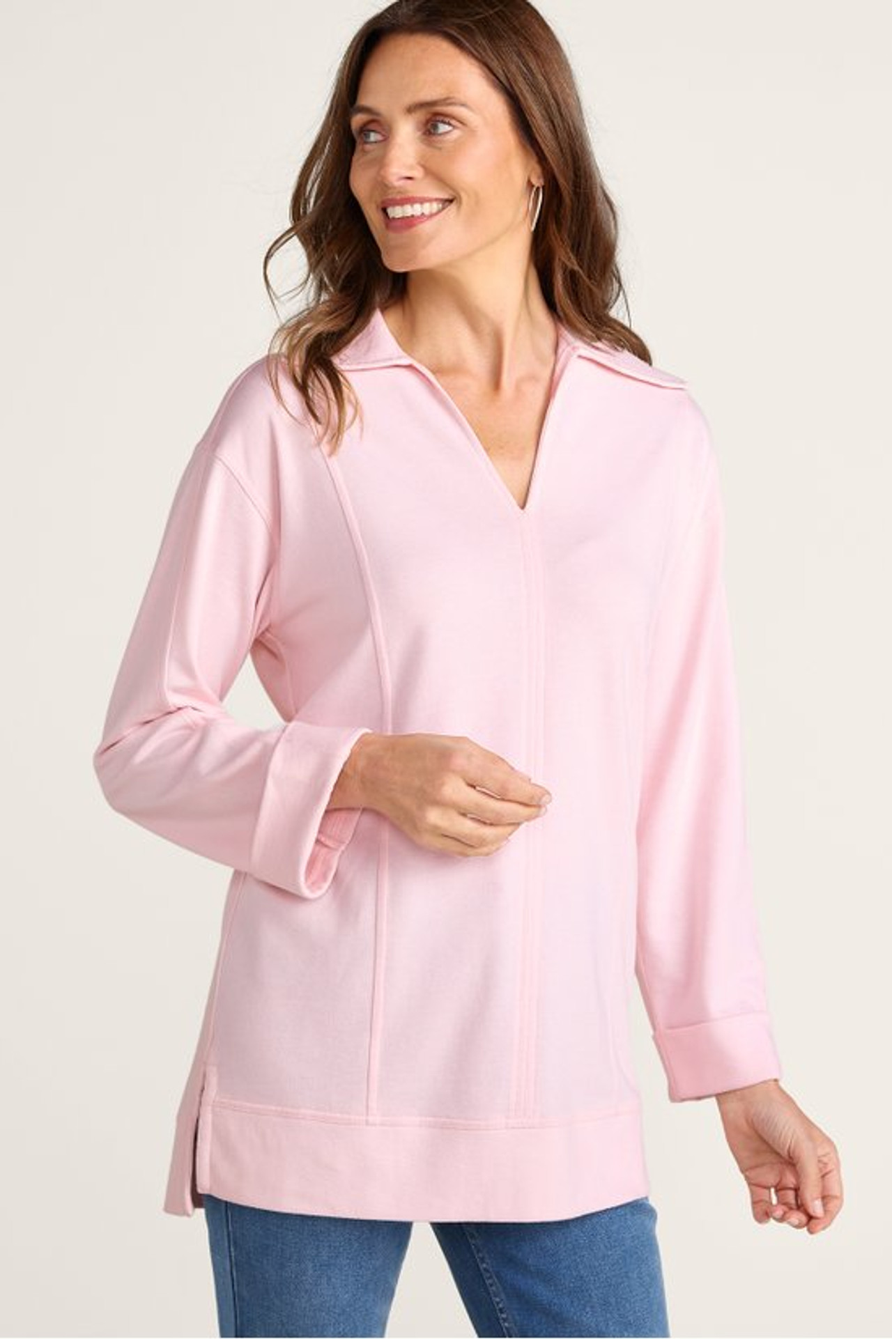 Kalindi French Terry Tunic - Soft Surroundings Outlet