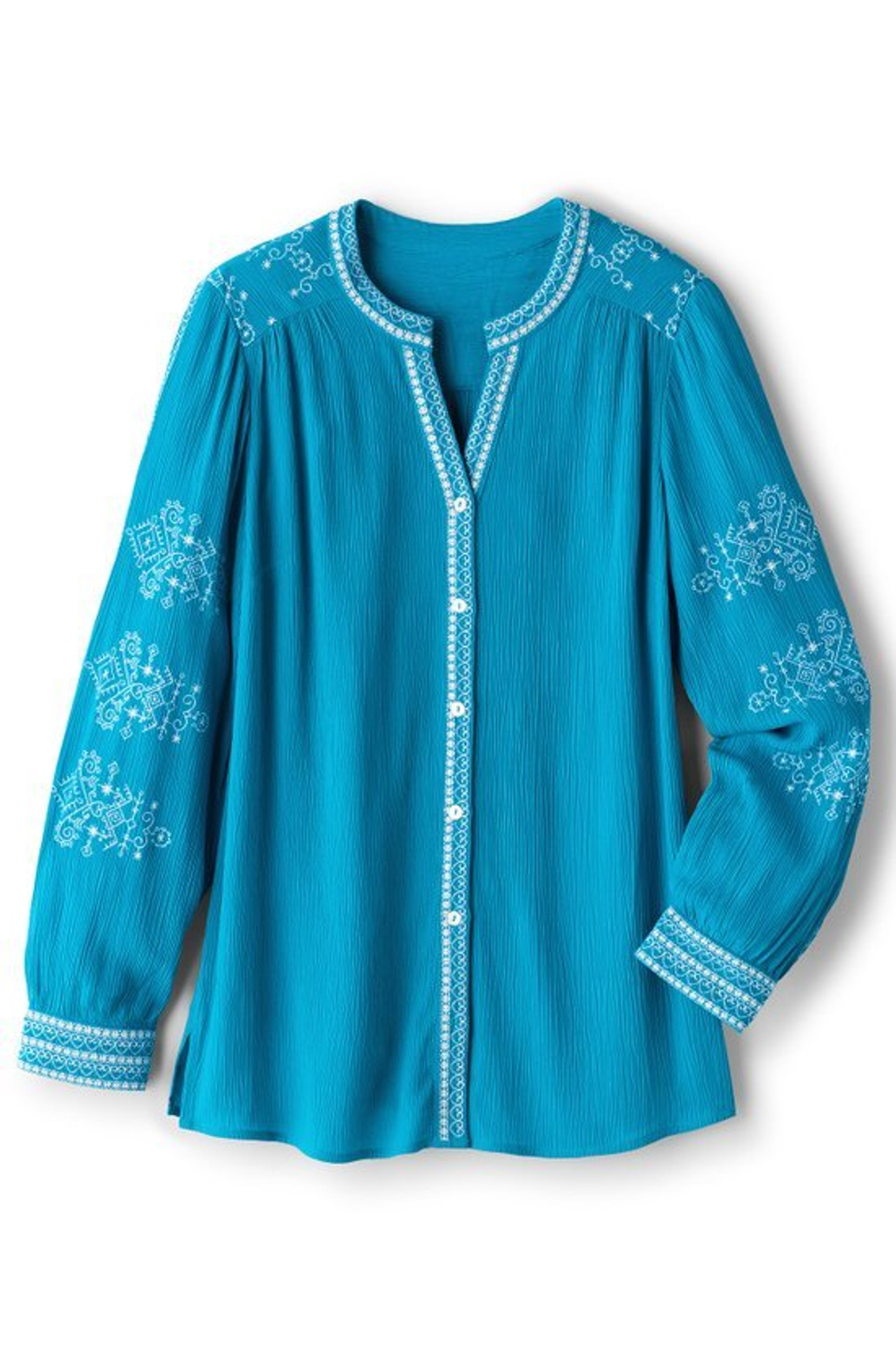Imane Gauze Tunic - Soft Surroundings Outlet