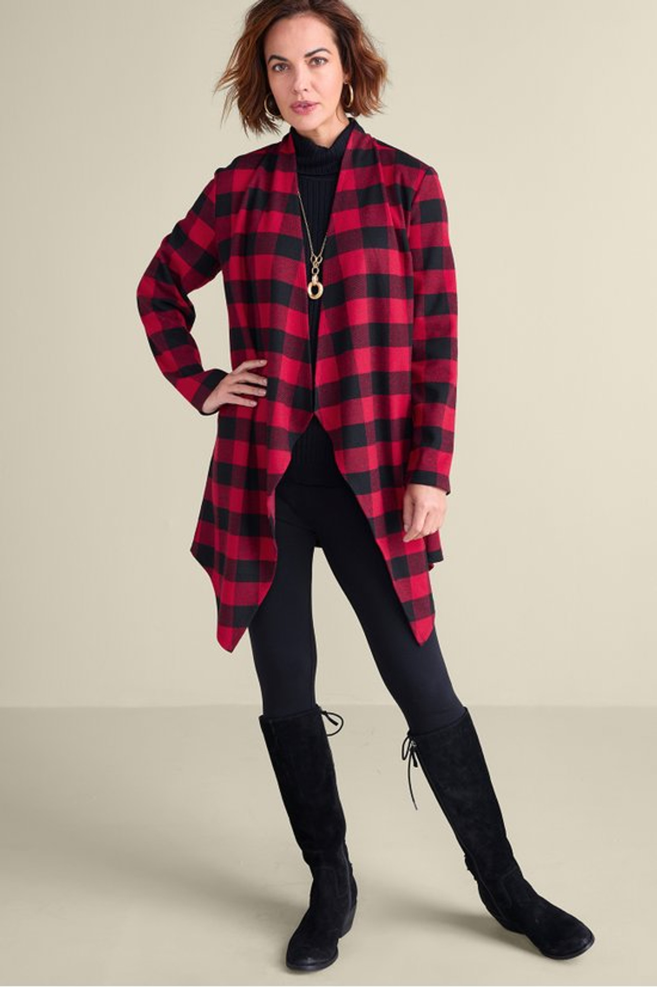 Mad About Plaid Topper - Soft Surroundings Outlet