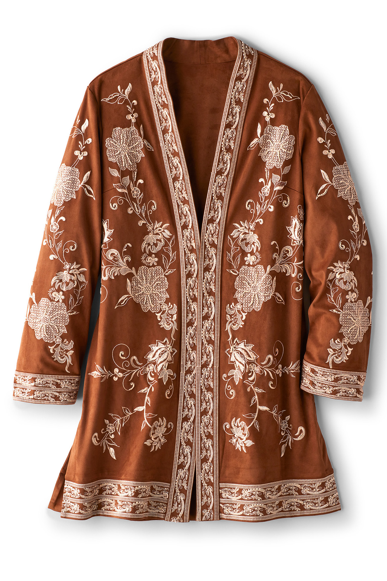Marienne Faux Suede Jacket - Soft Surroundings Outlet