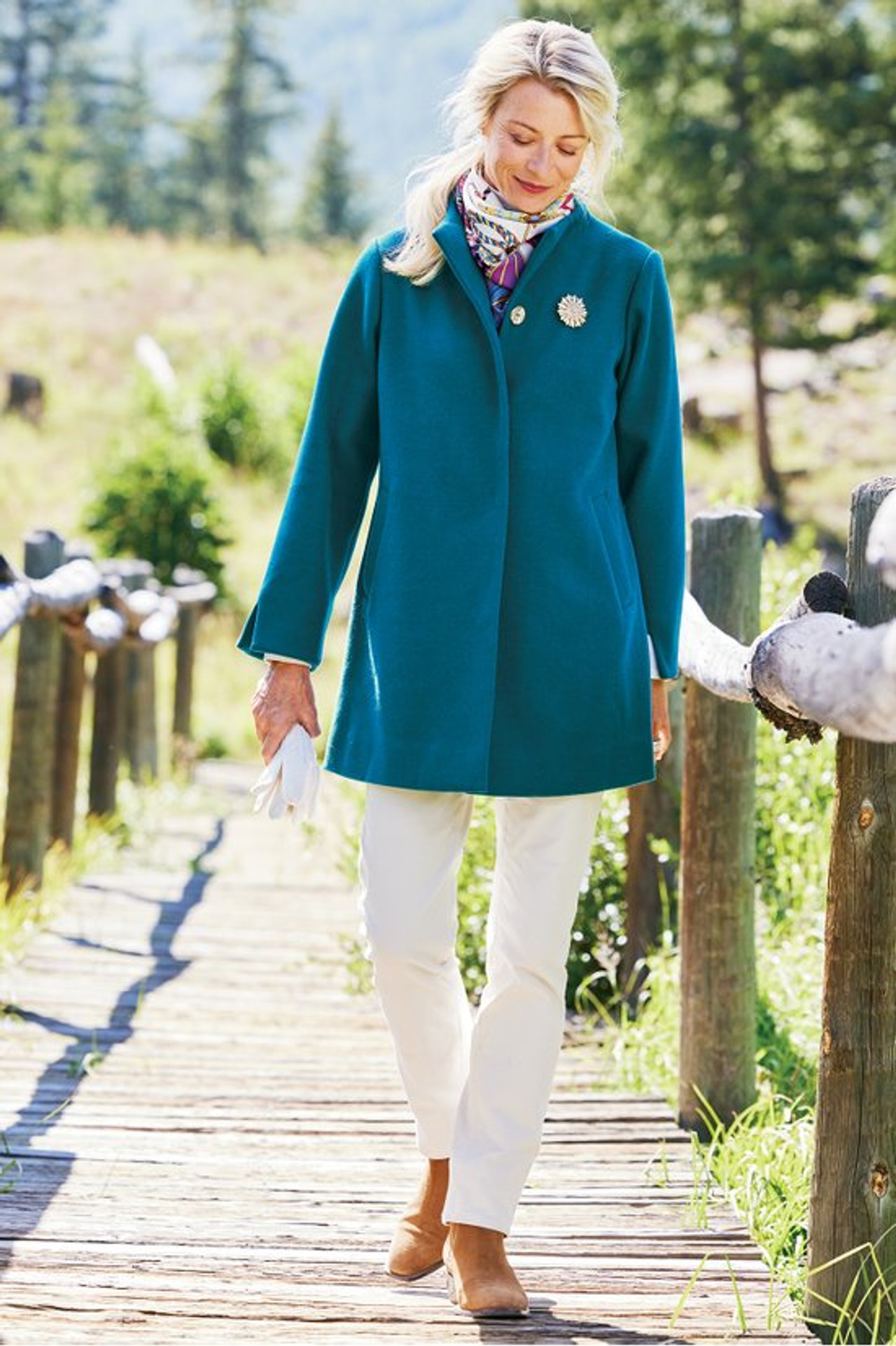 Rachel Swing Coat - Soft Surroundings Outlet