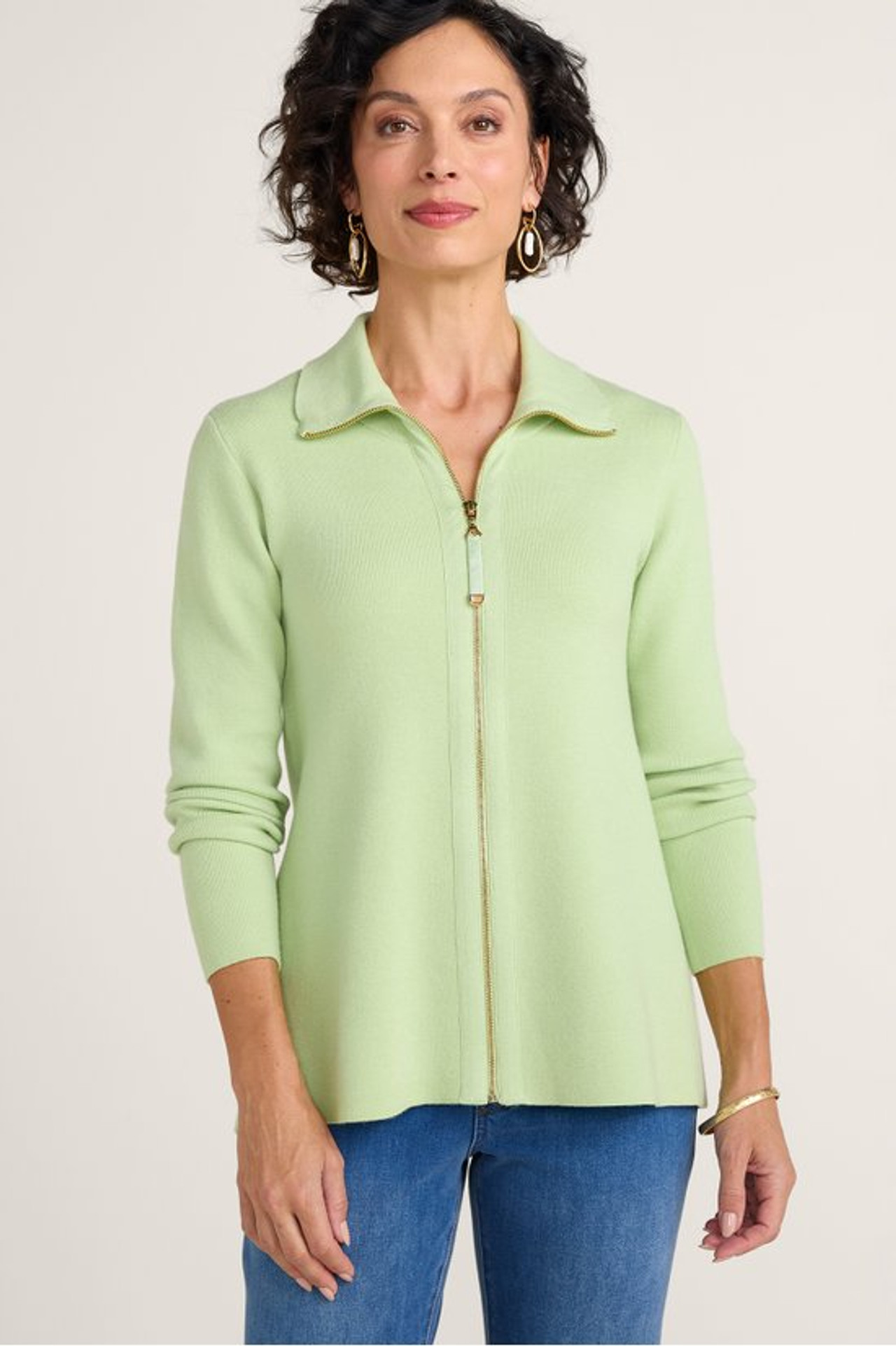 Meria Zip Cardi - Soft Surroundings Outlet